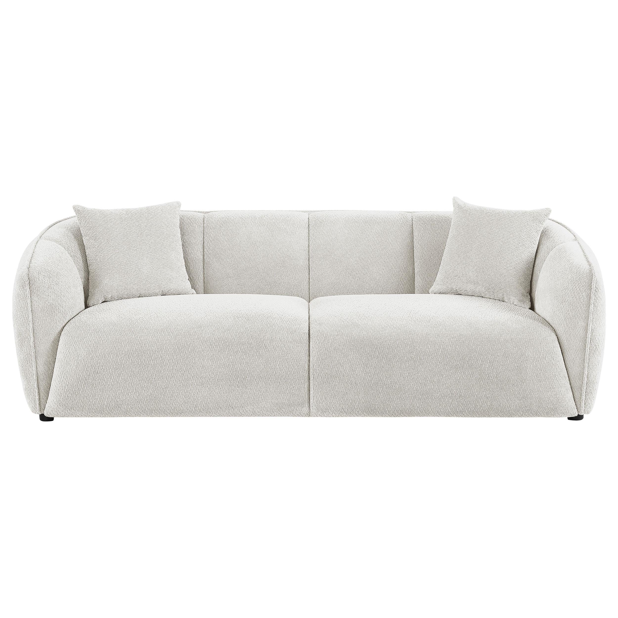  Coaster Furniture Aleisha 503064 Fabric Upholstered Sofa - Sand IMAGE 7