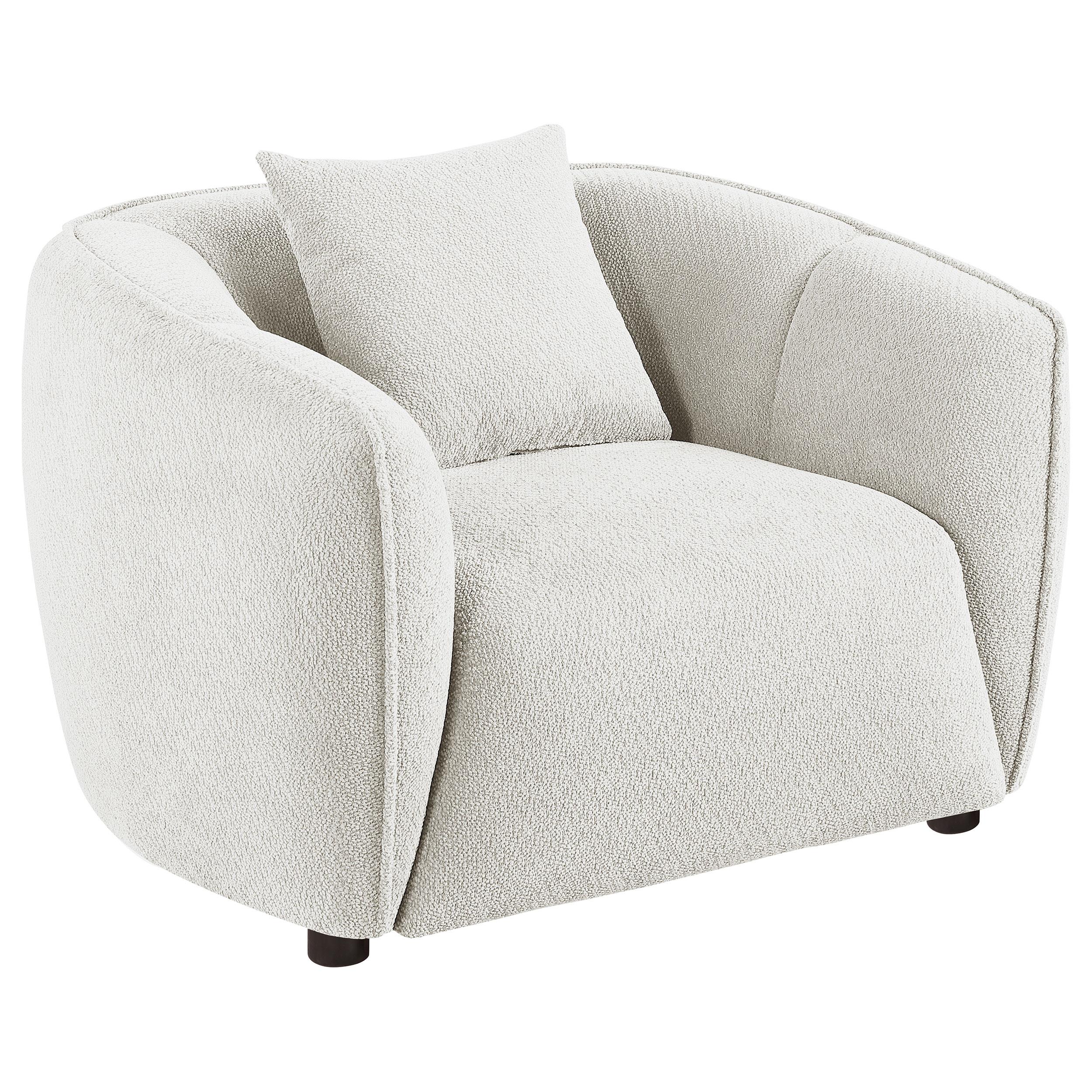  Coaster Furniture Aleisha 503066 Fabric Upholstered Accent Chair - Sand IMAGE 5