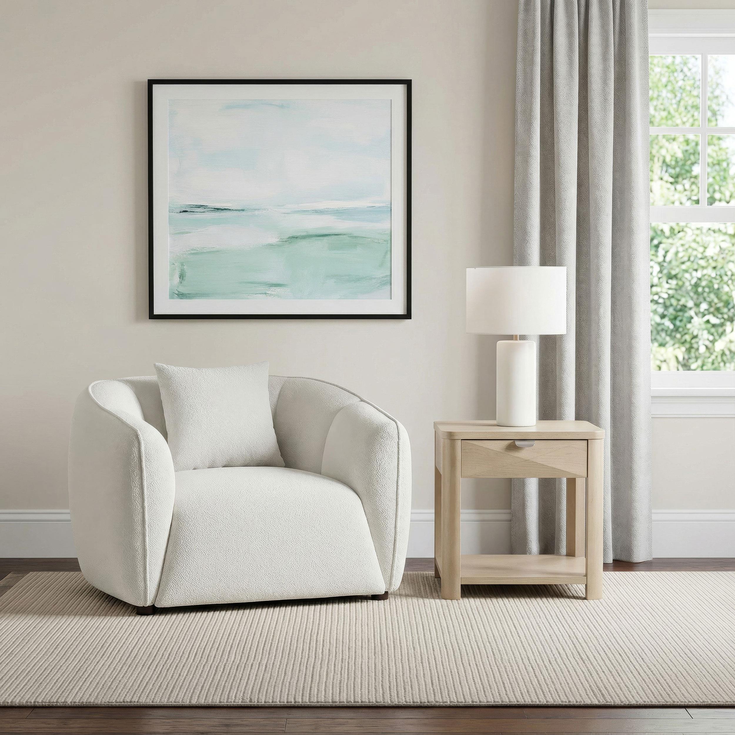  Coaster Furniture Aleisha 503066 Fabric Upholstered Accent Chair - Sand IMAGE 6