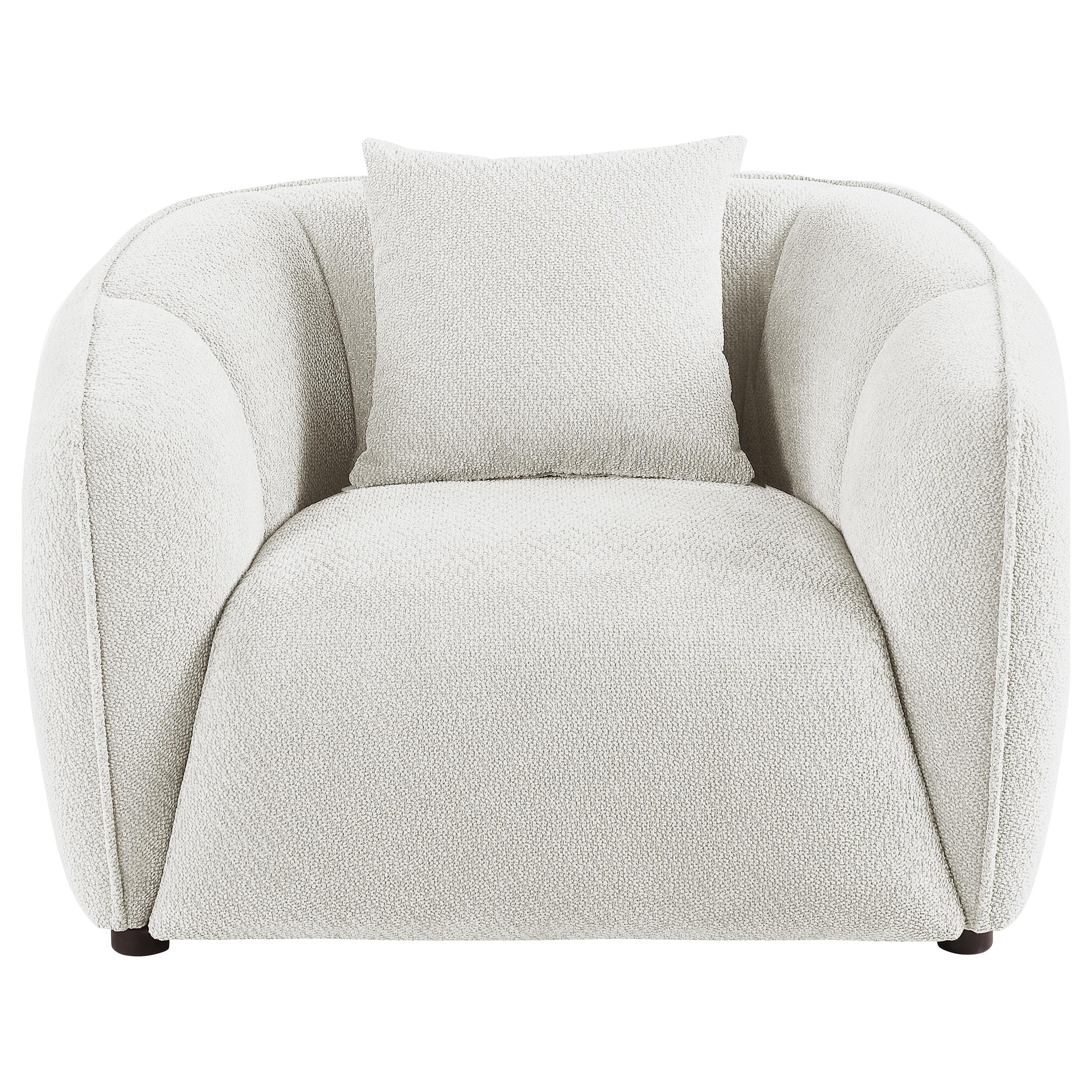  Coaster Furniture Aleisha 503066 Fabric Upholstered Accent Chair - Sand IMAGE 8