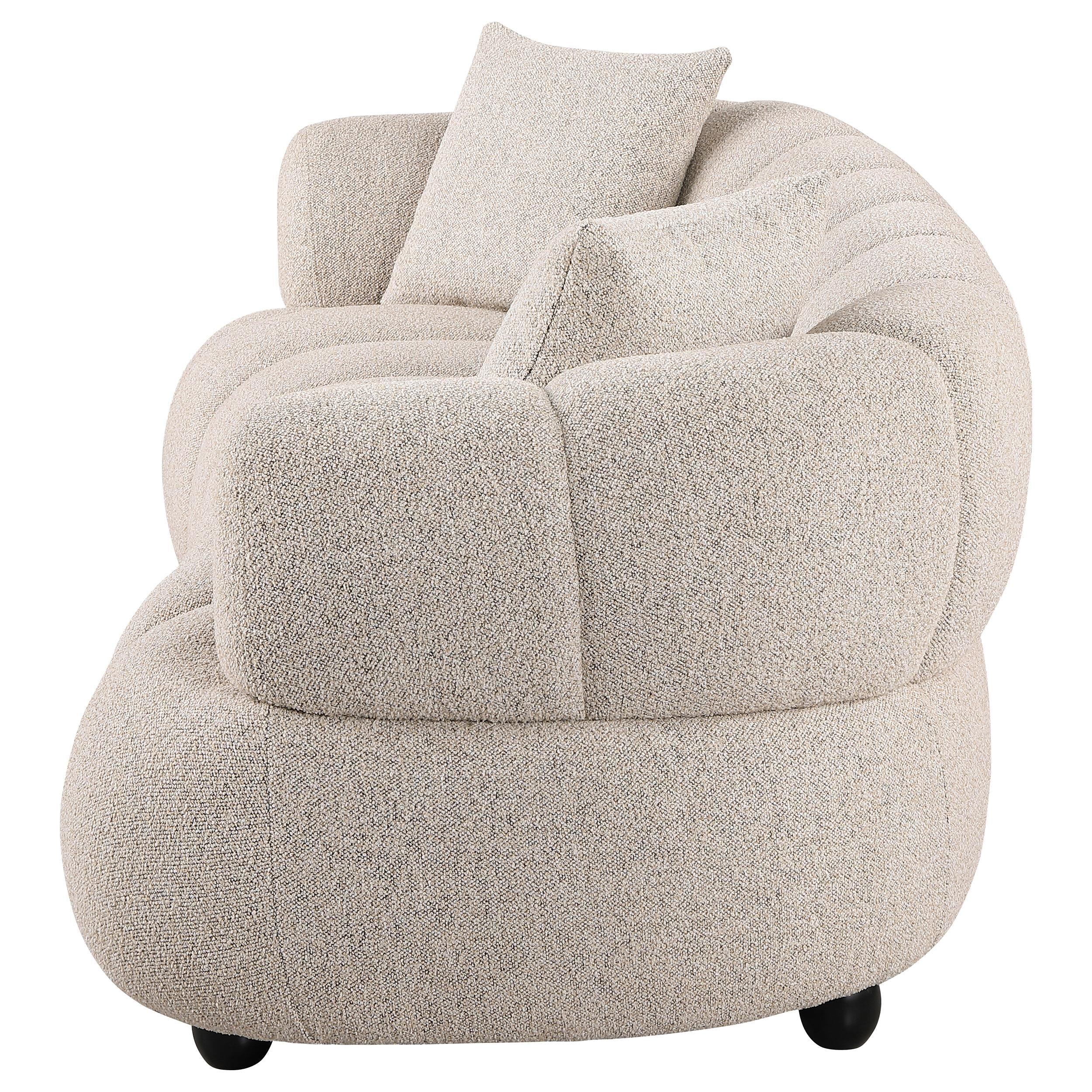  Coaster Furniture Whitney 503721 Contemporary Channel Tufted Woven Fabric Upholstered Sofa IMAGE 9