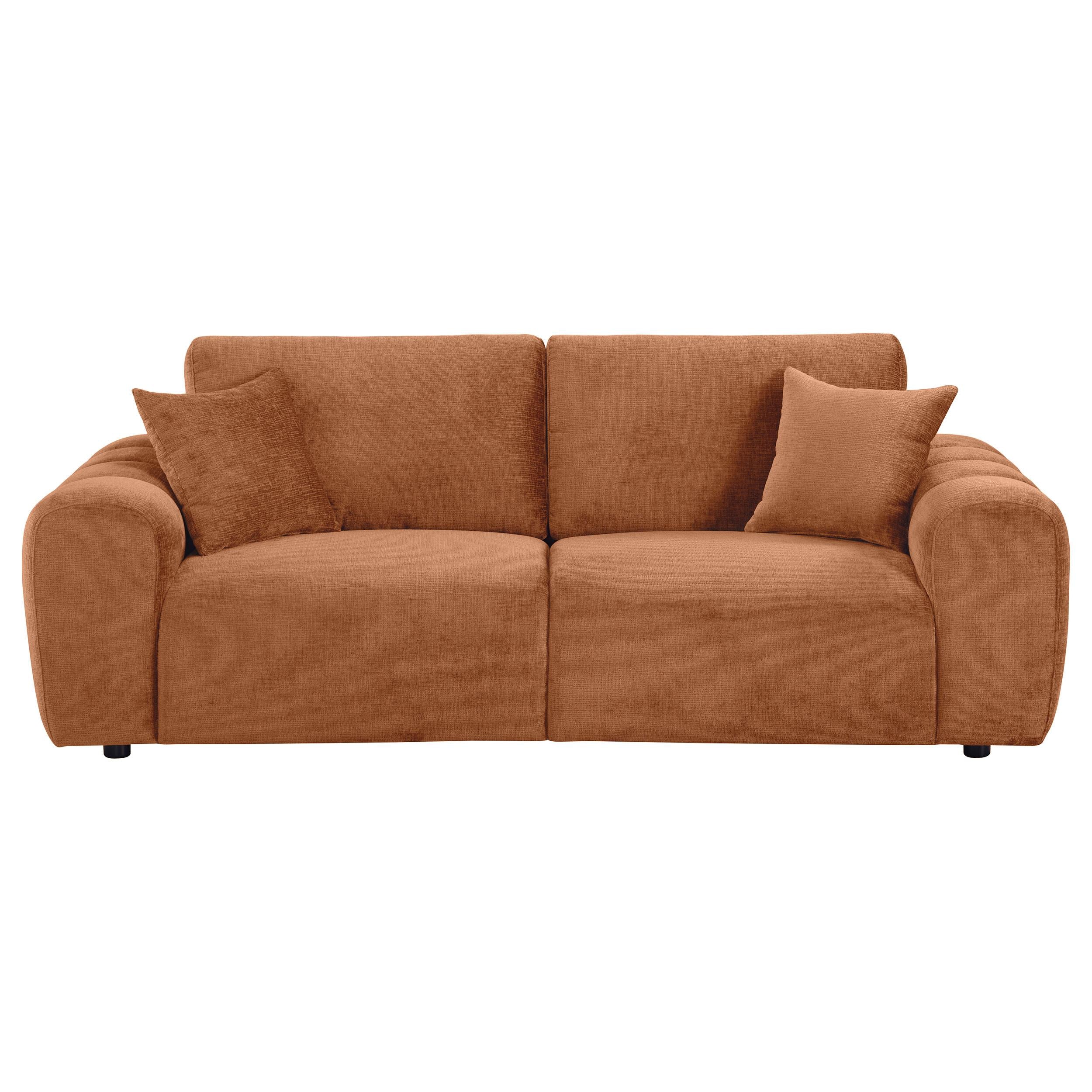  Coaster Furniture Burnett 504951 Chenille Upholstered Wide Arm Sofa - Burnt Orange IMAGE 7