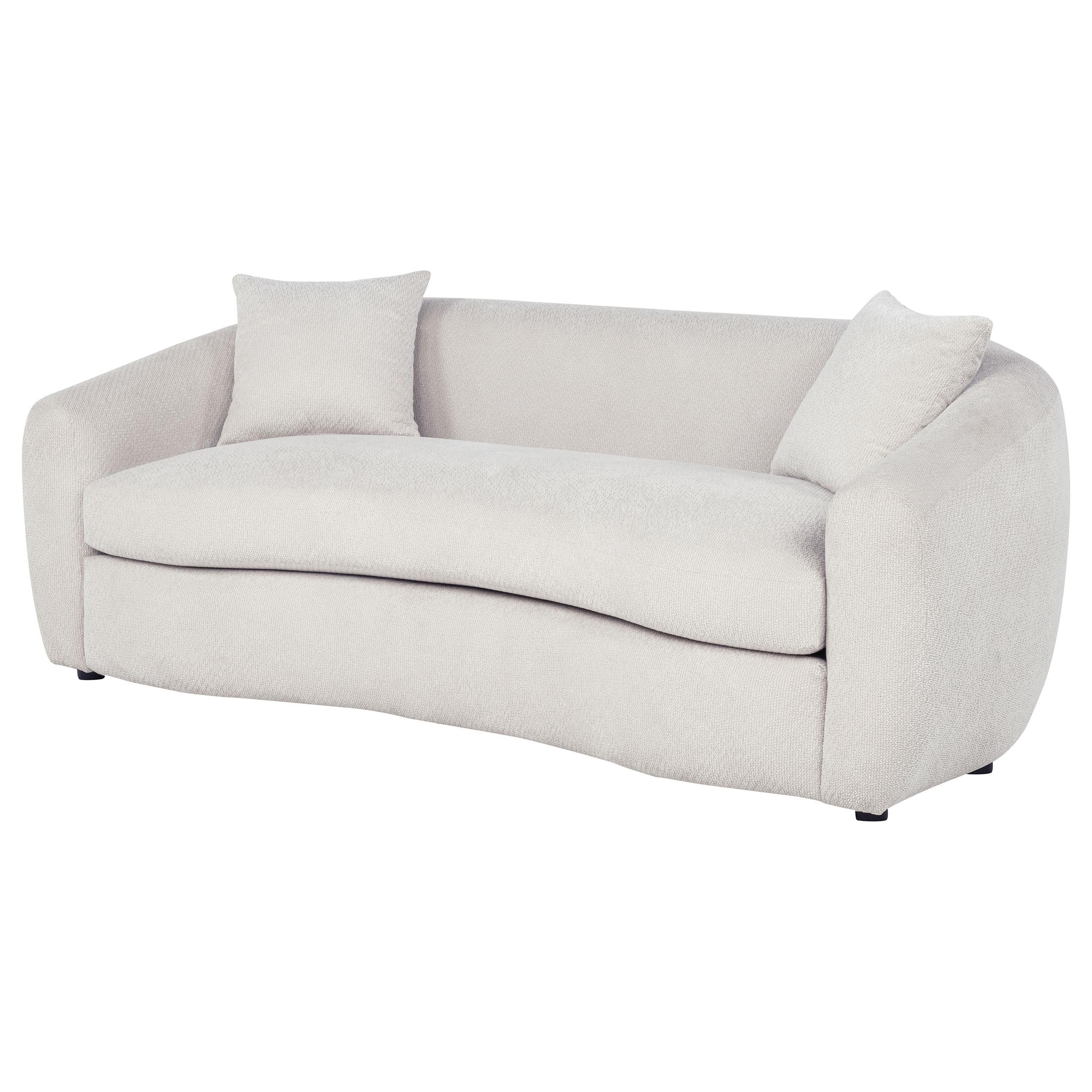  Coaster Furniture Isabella 504971 Fabric Upholstered Sofa - Sand IMAGE 3