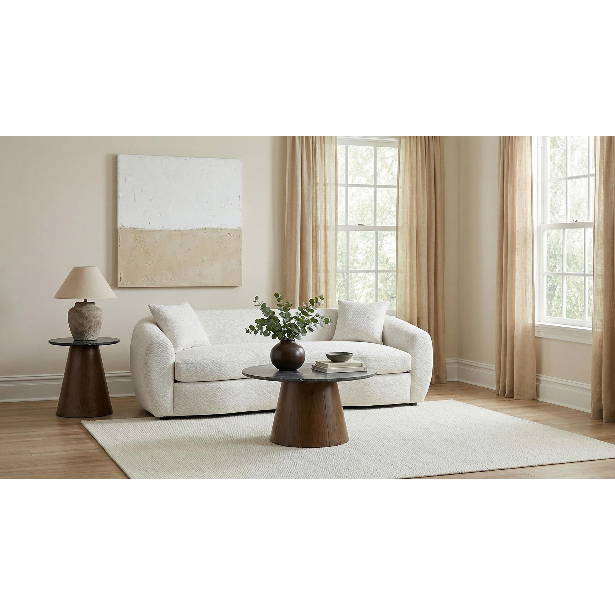  Coaster Furniture Isabella 504971 Fabric Upholstered Sofa - Sand IMAGE 4