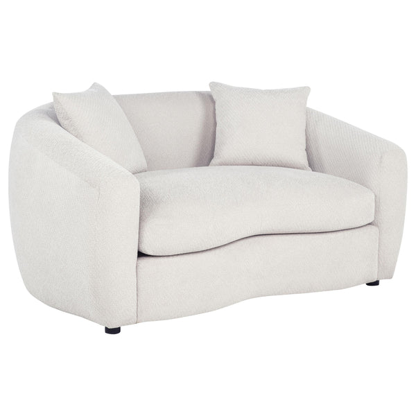 Coaster Furniture Isabella 504972 Fabric Upholstered Loveseat - Sand