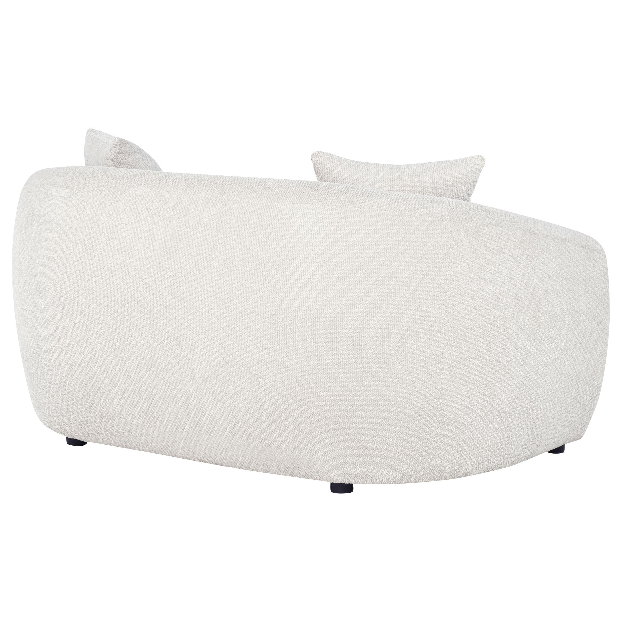  Coaster Furniture Isabella 504972 Fabric Upholstered Loveseat - Sand IMAGE 2