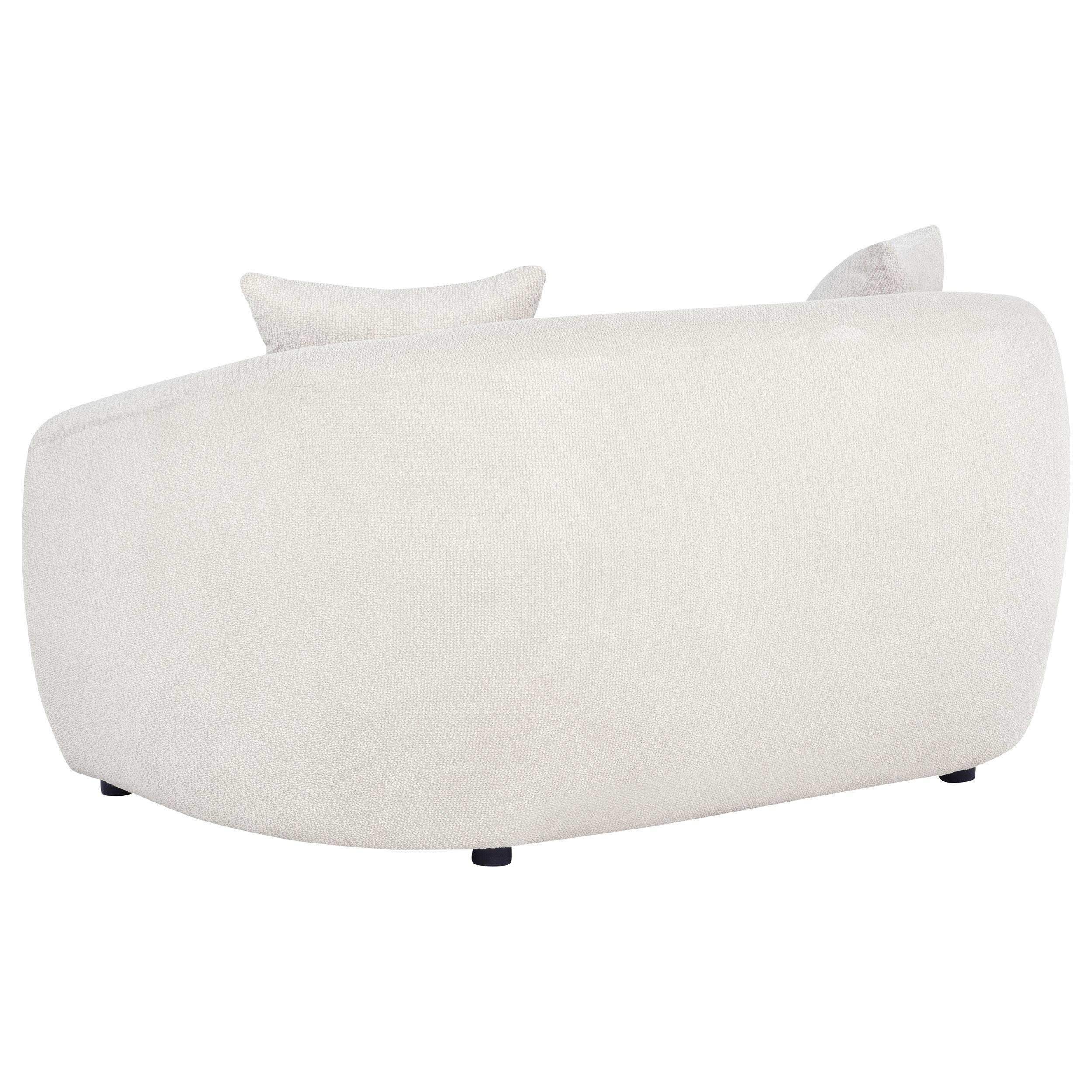  Coaster Furniture Isabella 504972 Fabric Upholstered Loveseat - Sand IMAGE 9