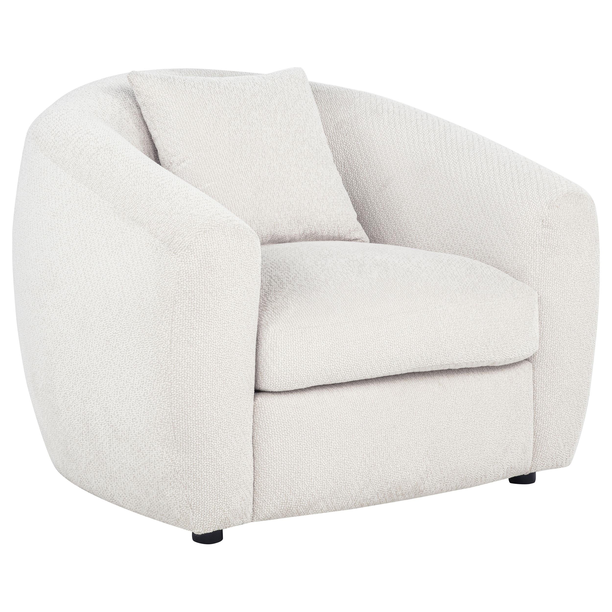  Coaster Furniture Isabella 504973 Fabric Upholstered Accent Chair - Sand IMAGE 3