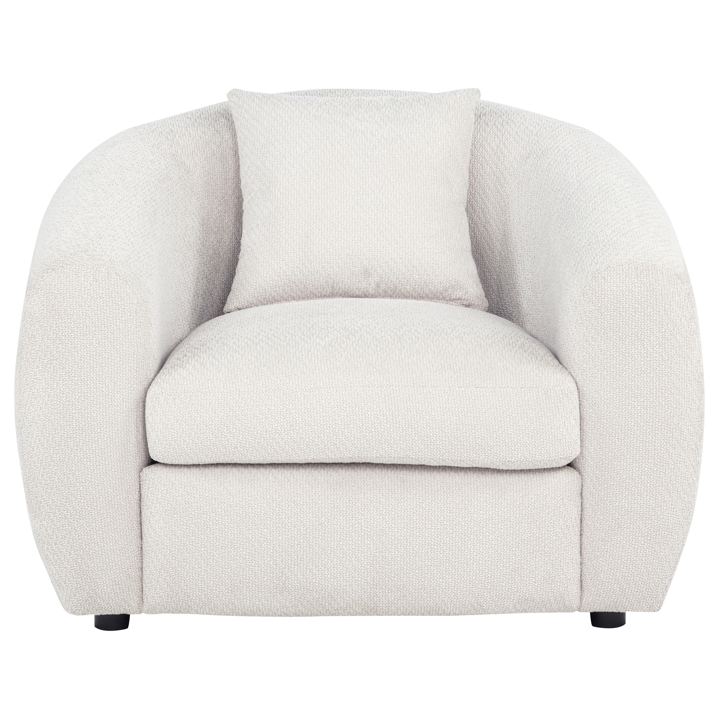  Coaster Furniture Isabella 504973 Fabric Upholstered Accent Chair - Sand IMAGE 8