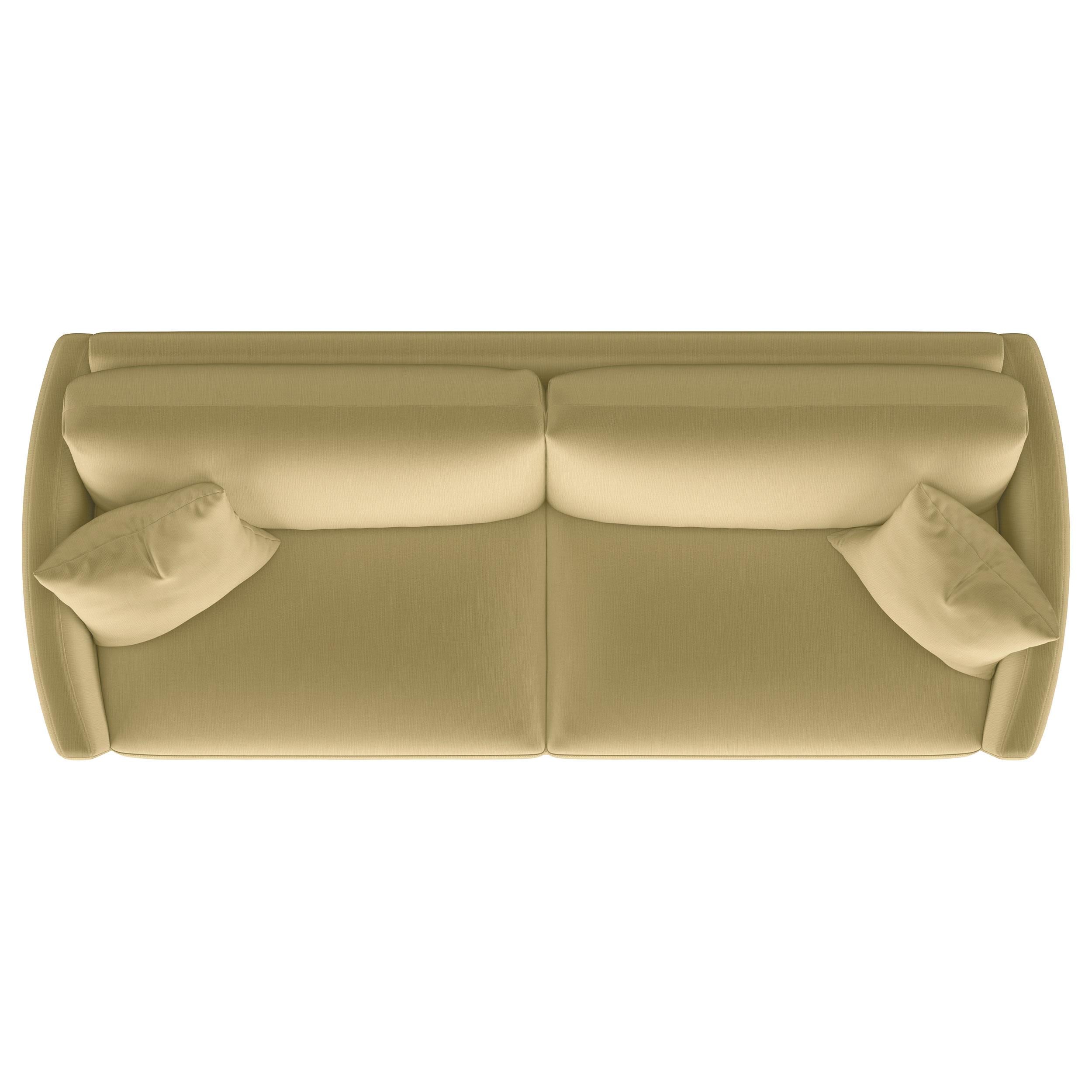  Coaster Furniture Corliss 508824 Upholstered Curved Track Arm Sofa - Camel IMAGE 4