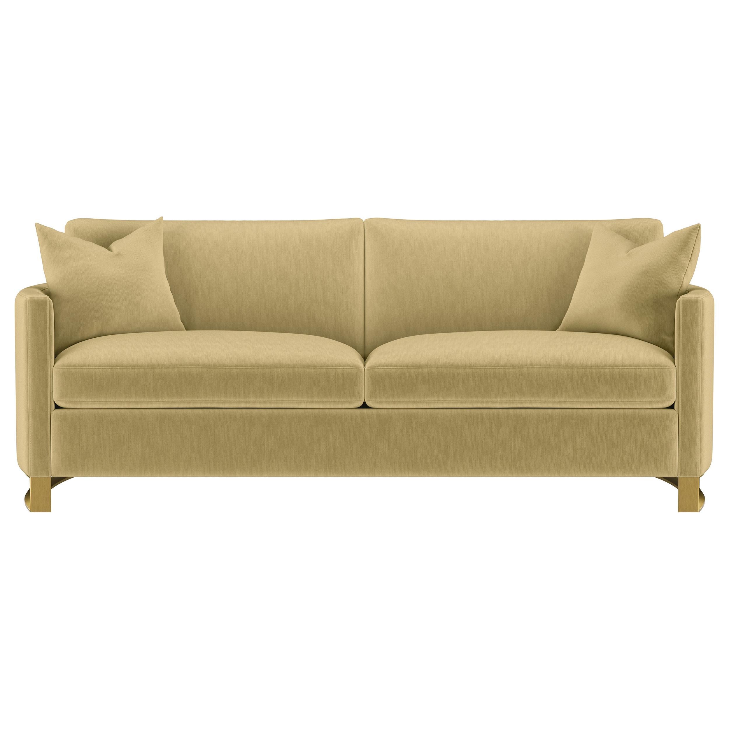  Coaster Furniture Corliss 508824 Upholstered Curved Track Arm Sofa - Camel IMAGE 8