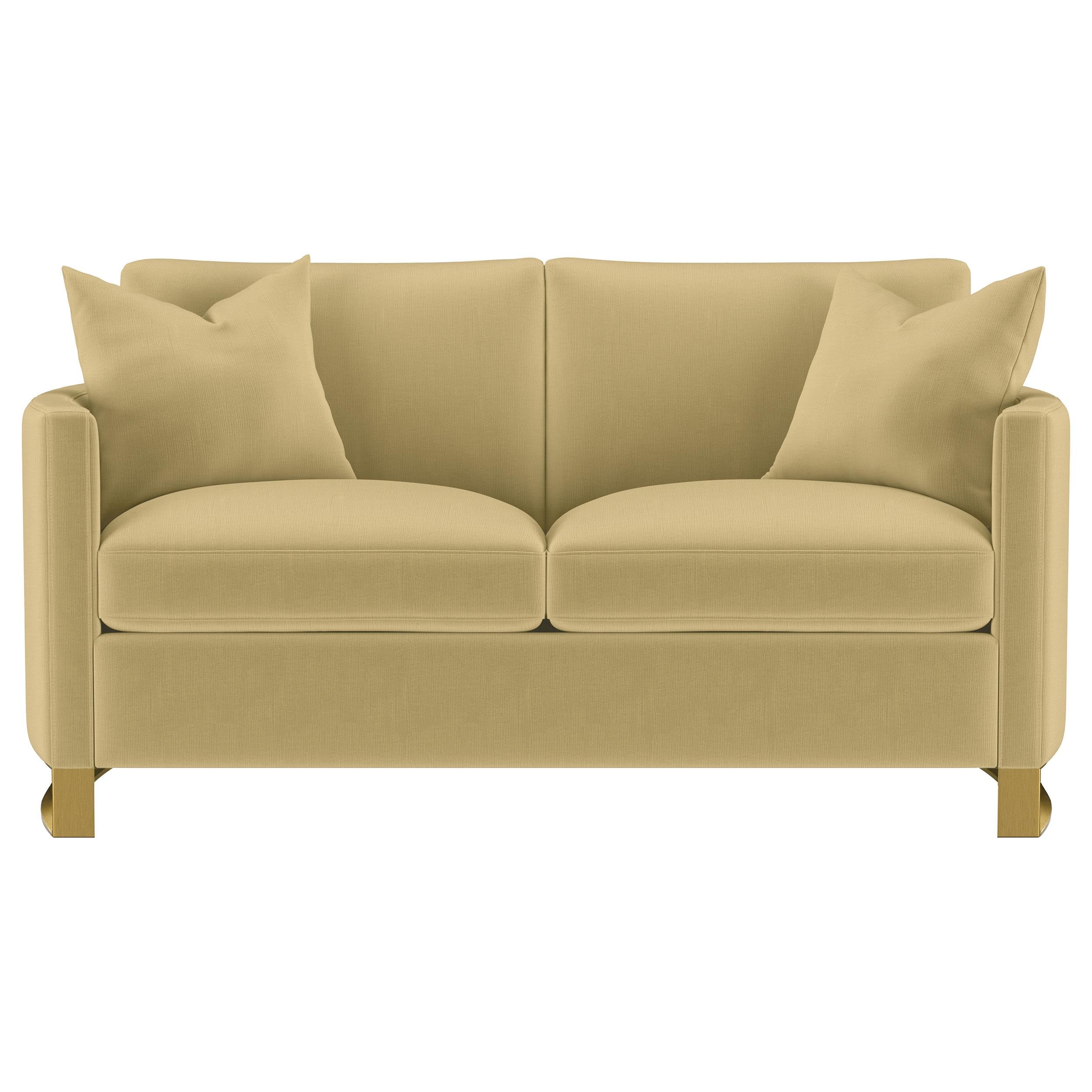  Coaster Furniture Corliss 508825 Upholstered Curved Track Arm Loveseat - Camel IMAGE 7