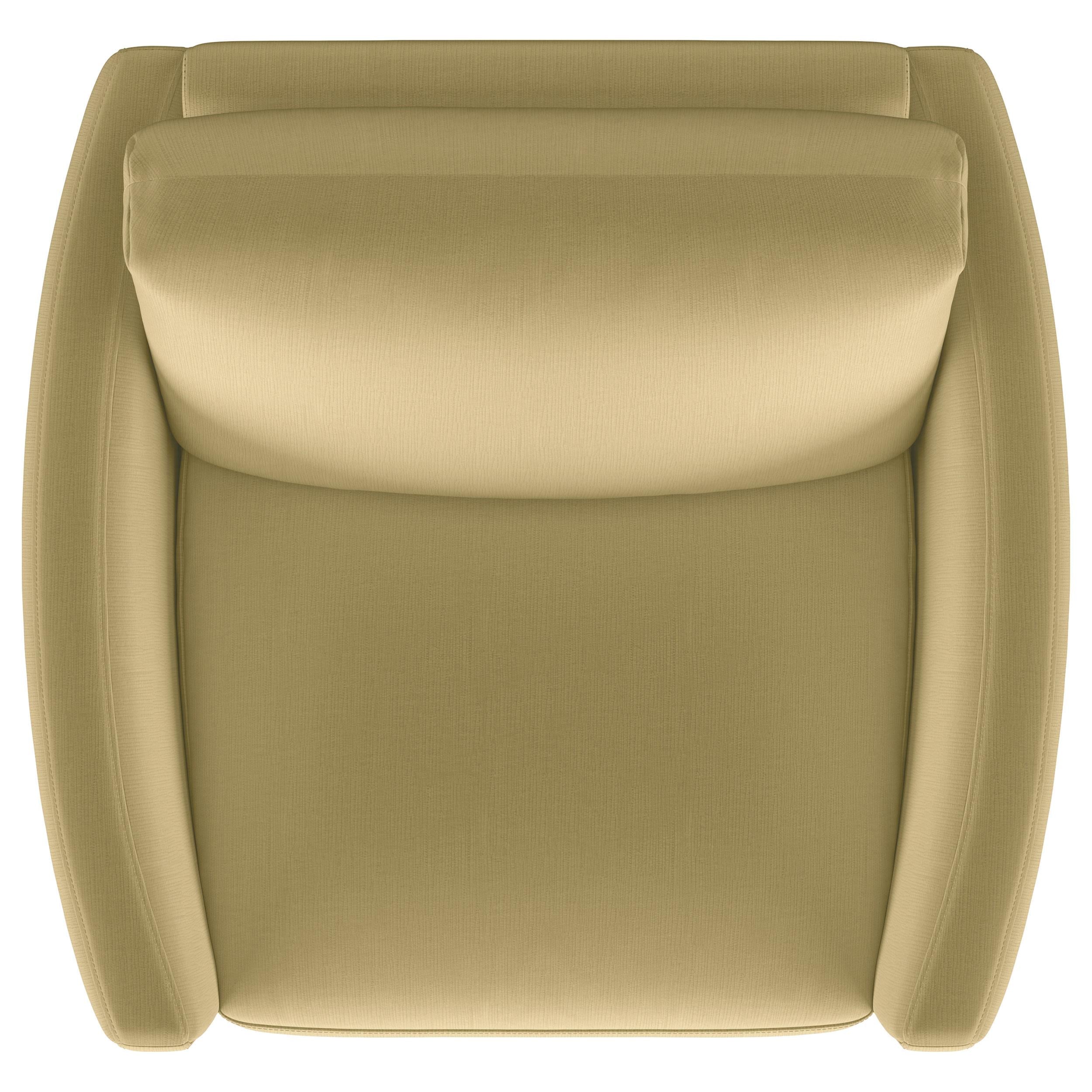  Coaster Furniture Corliss 508826 Upholstered Curved Track Arm Chair - Camel IMAGE 5