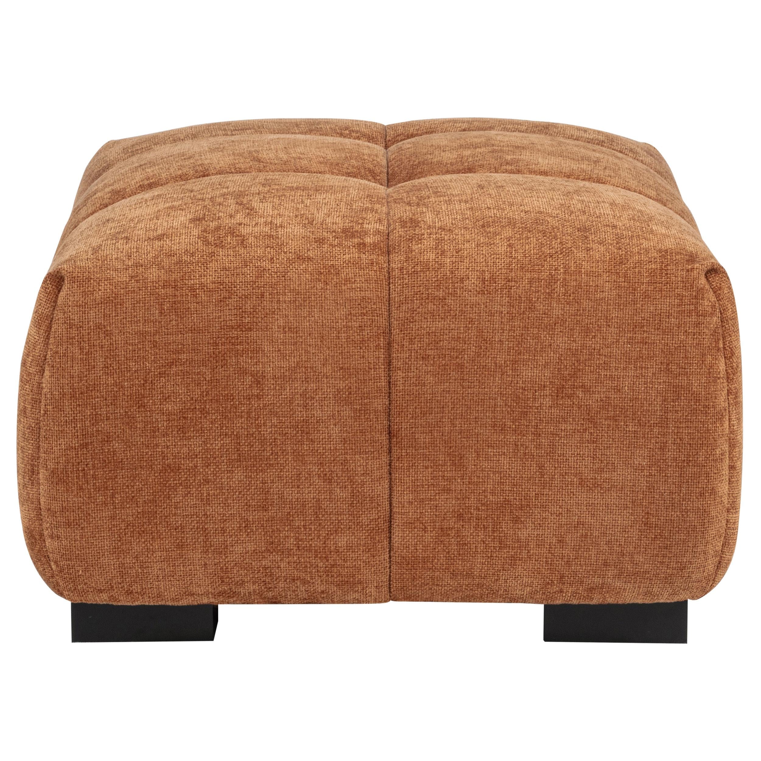  Coaster Furniture Octavia 509354 Upholstered Rectangular Ottoman - Orange IMAGE 5