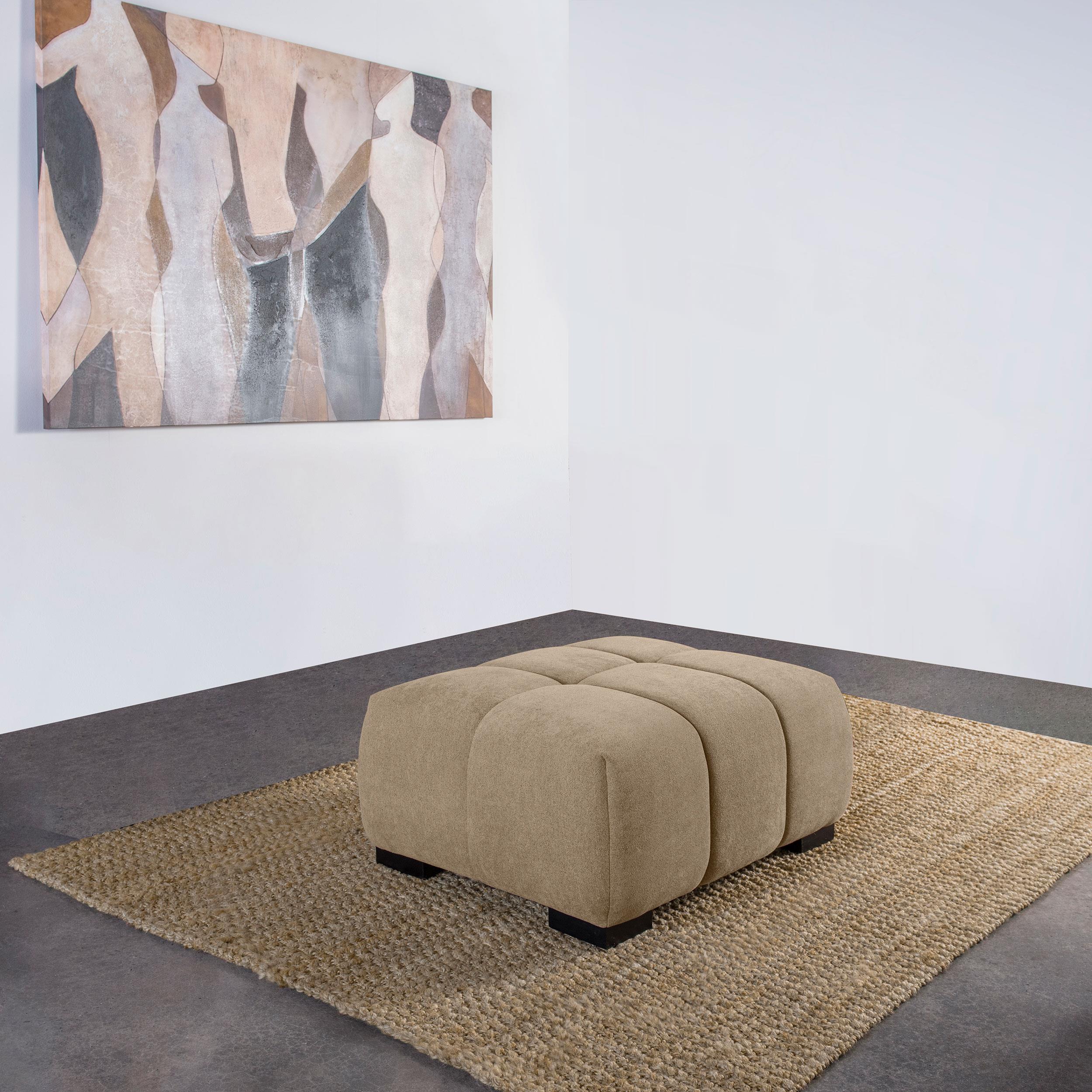  Coaster Furniture Octavia 509964 Upholstered Rectangular Ottoman - Camel IMAGE 5
