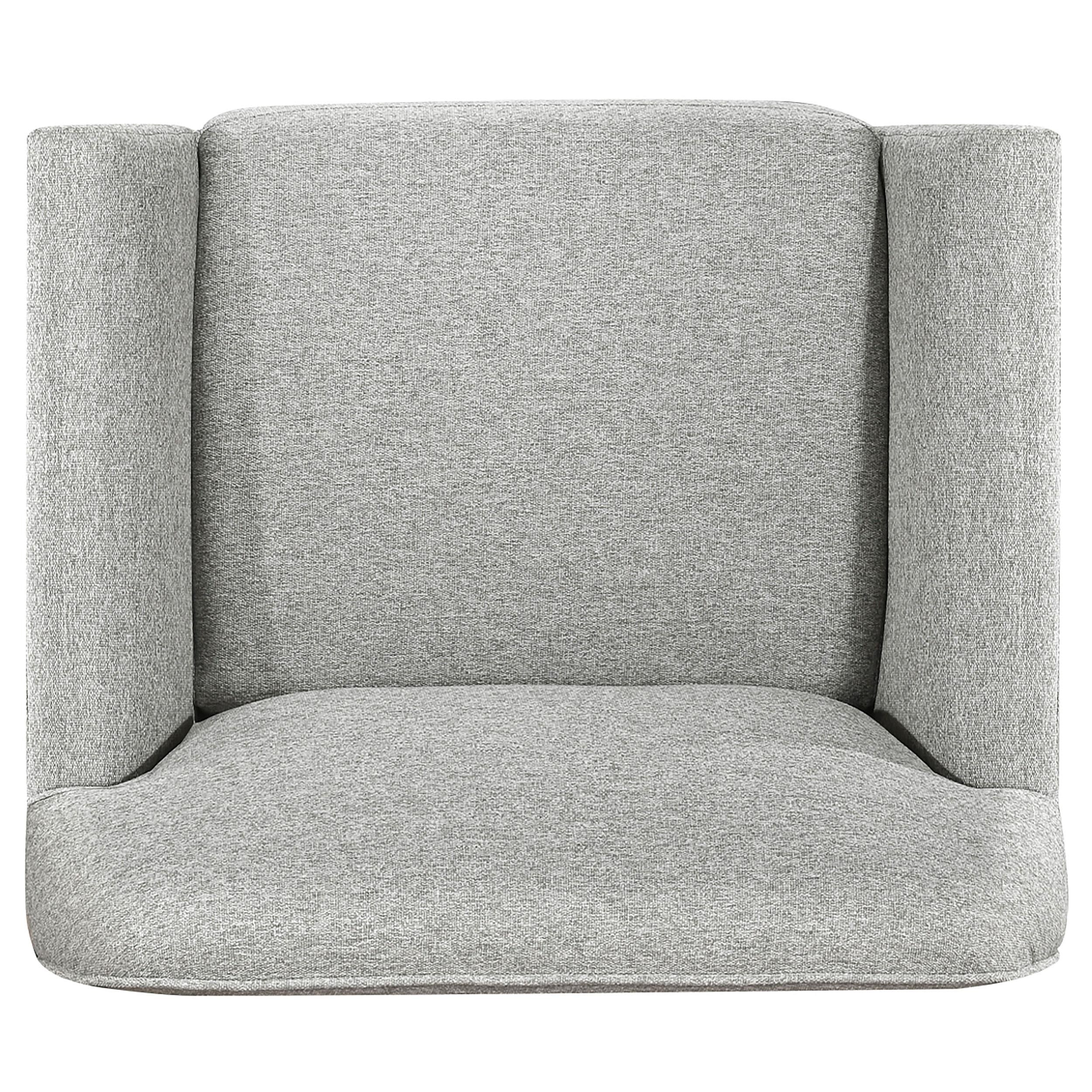 Coaster Furniture Vaughn 511073 Fabric Upholstered Flared Arm Accent Chair - Grey IMAGE 5