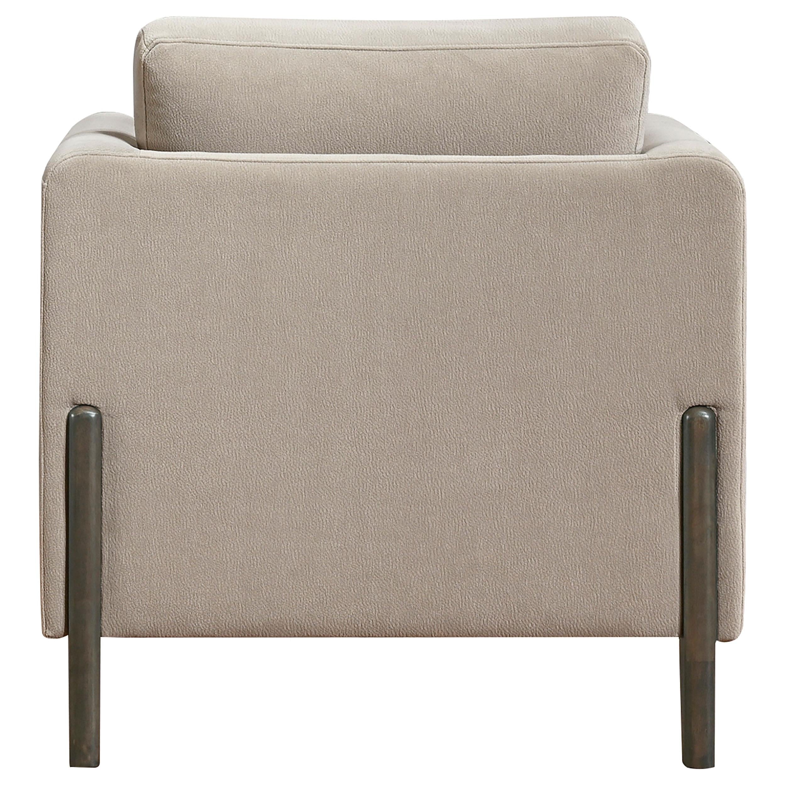  Coaster Furniture Islington 511103 Fabric Upholstered Panel Arm Accent Chair - Taupe IMAGE 4