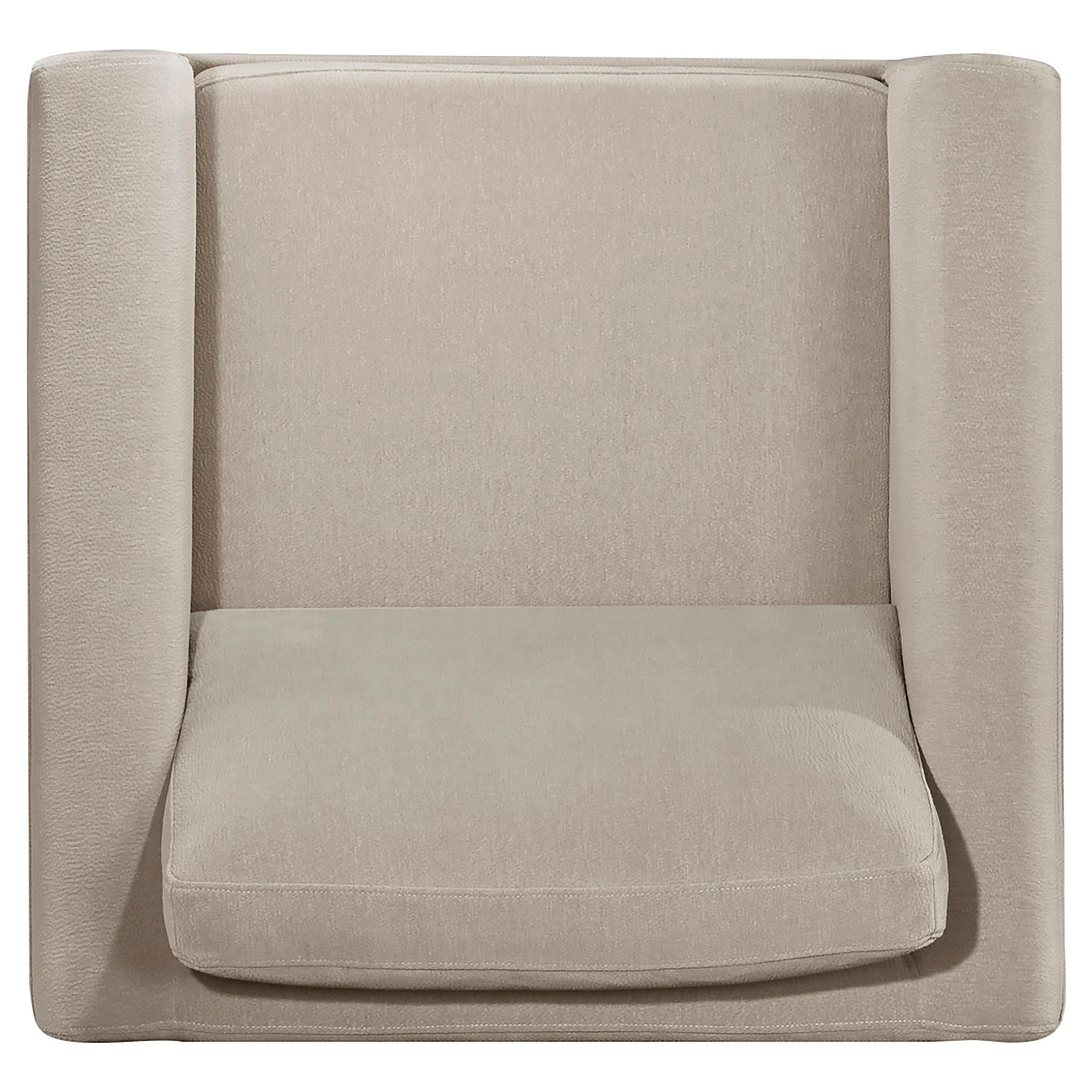 Coaster Furniture Islington 511103 Fabric Upholstered Panel Arm Accent Chair - Taupe IMAGE 7