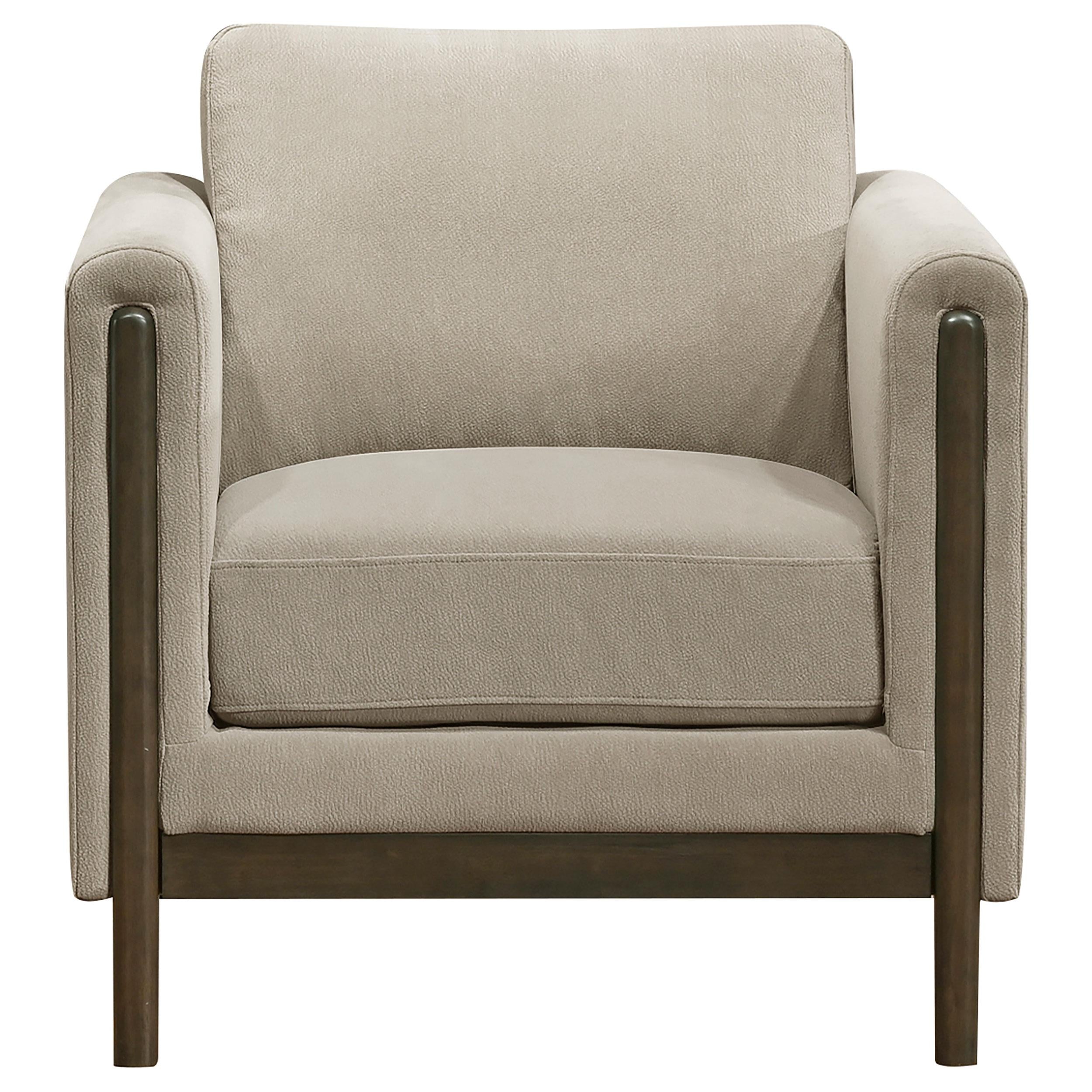  Coaster Furniture Islington 511103 Fabric Upholstered Panel Arm Accent Chair - Taupe IMAGE 8
