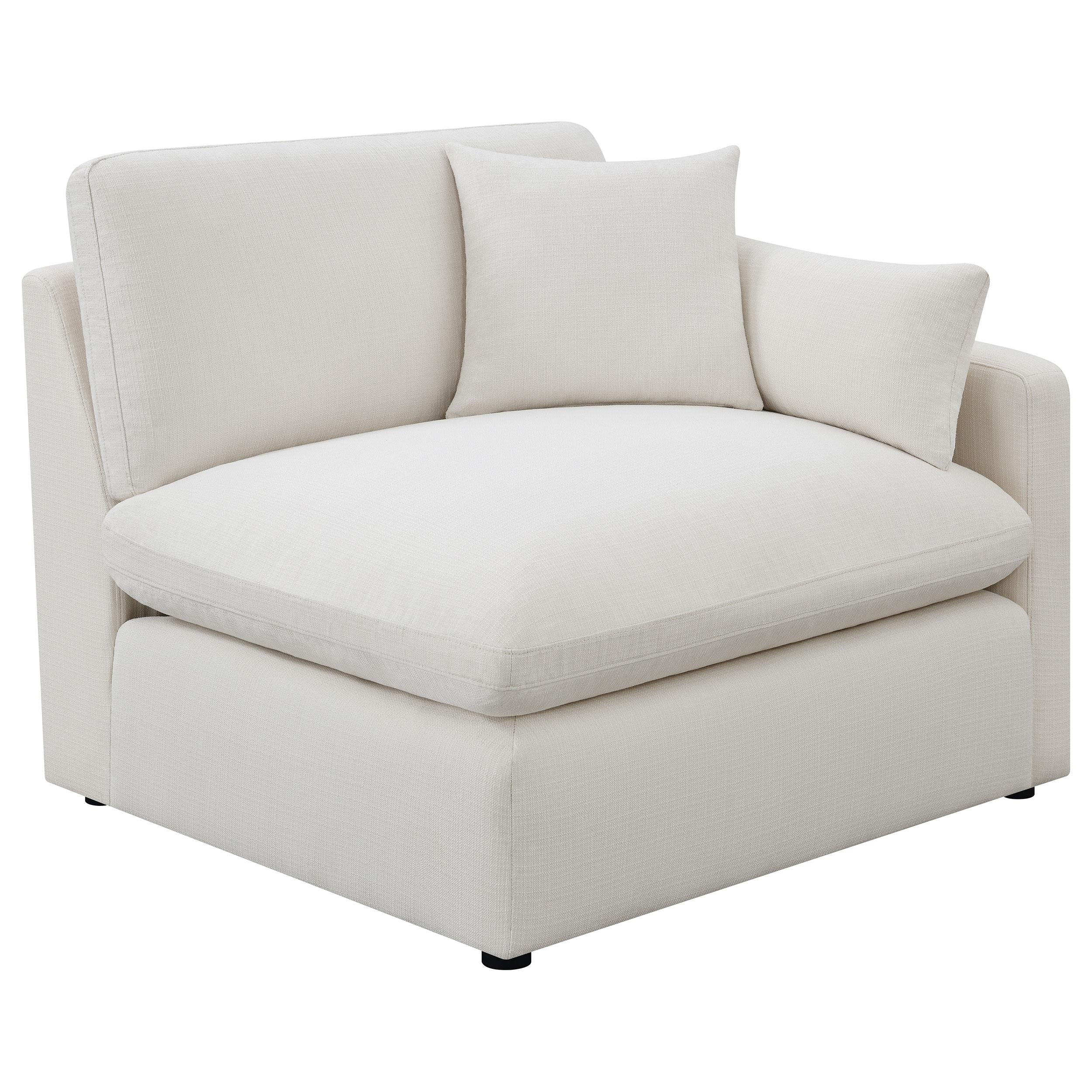  Coaster Furniture Hobson 551451-SETA 5-piece Upholstered Modular Sectional Sofa - Ivory IMAGE 3
