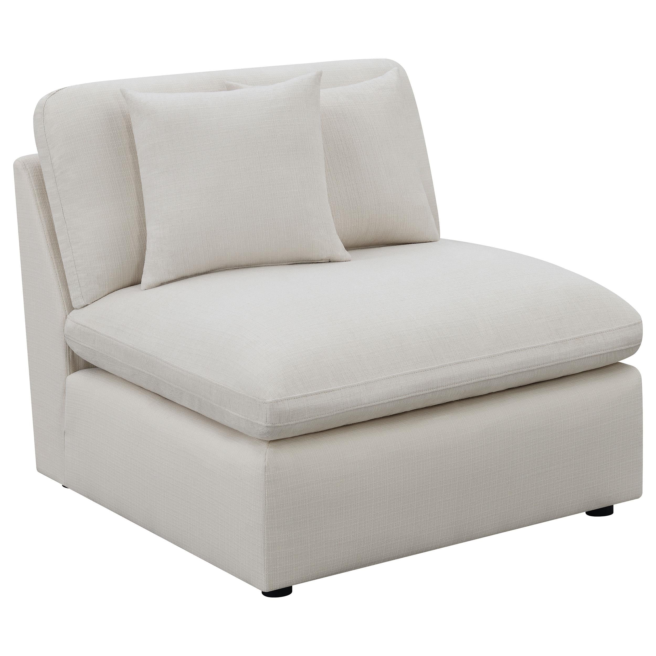  Coaster Furniture Hobson 551451-SETA 5-piece Upholstered Modular Sectional Sofa - Ivory IMAGE 5