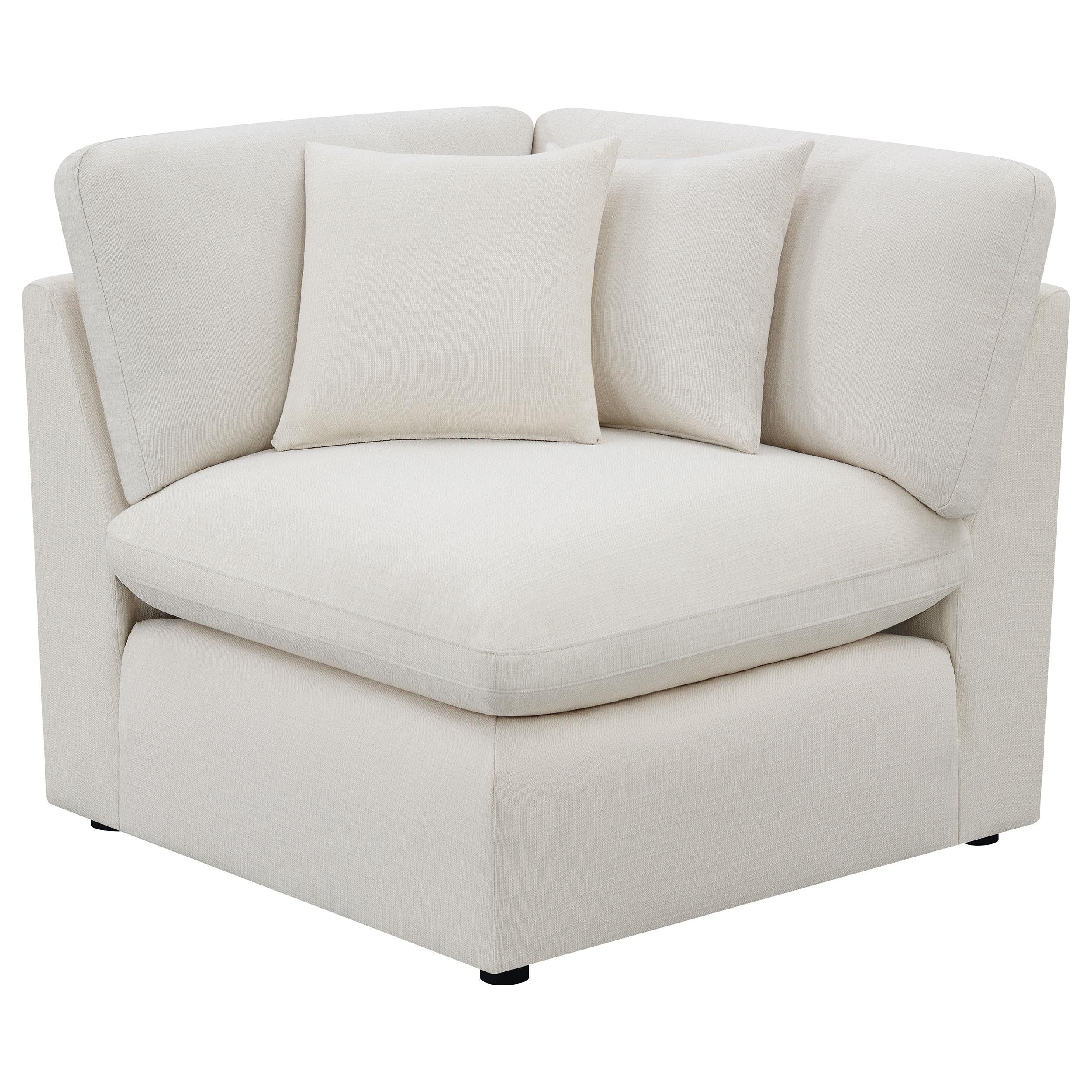  Coaster Furniture Hobson 551451-SETA 5-piece Upholstered Modular Sectional Sofa - Ivory IMAGE 6