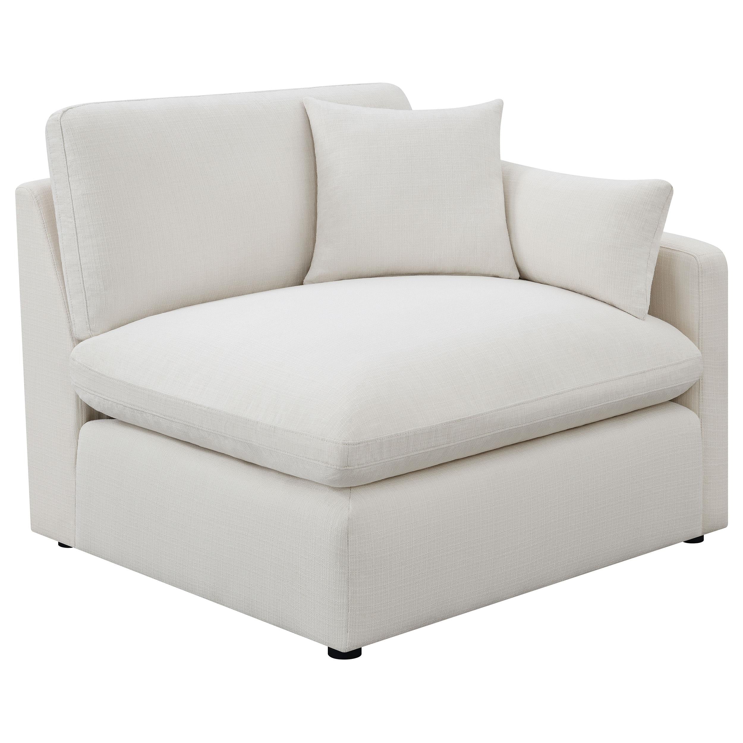  Coaster Furniture Hobson 551451-SETB 4-piece Upholstered Modular Sectional Sofa - Ivory IMAGE 5