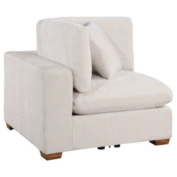 Coaster Furniture Lakeview 551462 Upholstered Corner Chair - Ivory