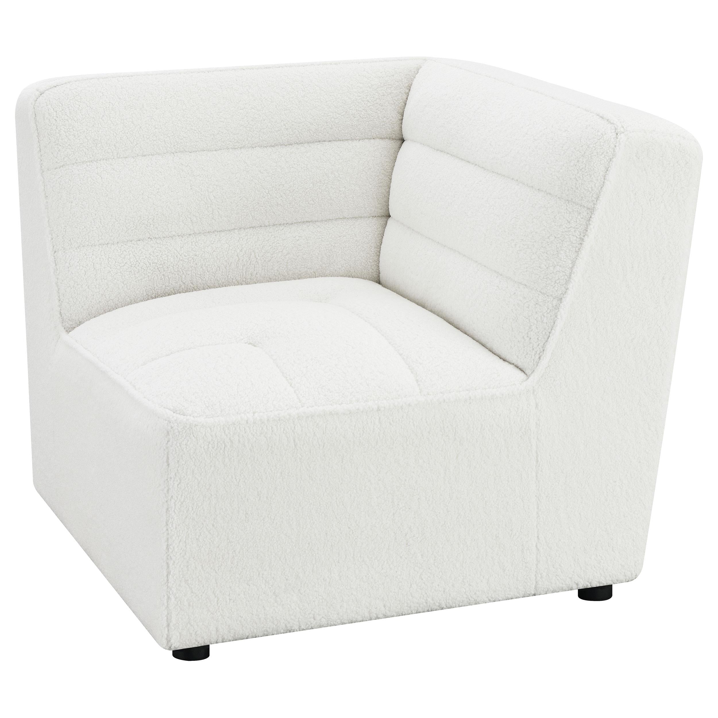  Coaster Furniture Sunny 551622 Upholstered Corner Chair - Natural IMAGE 5