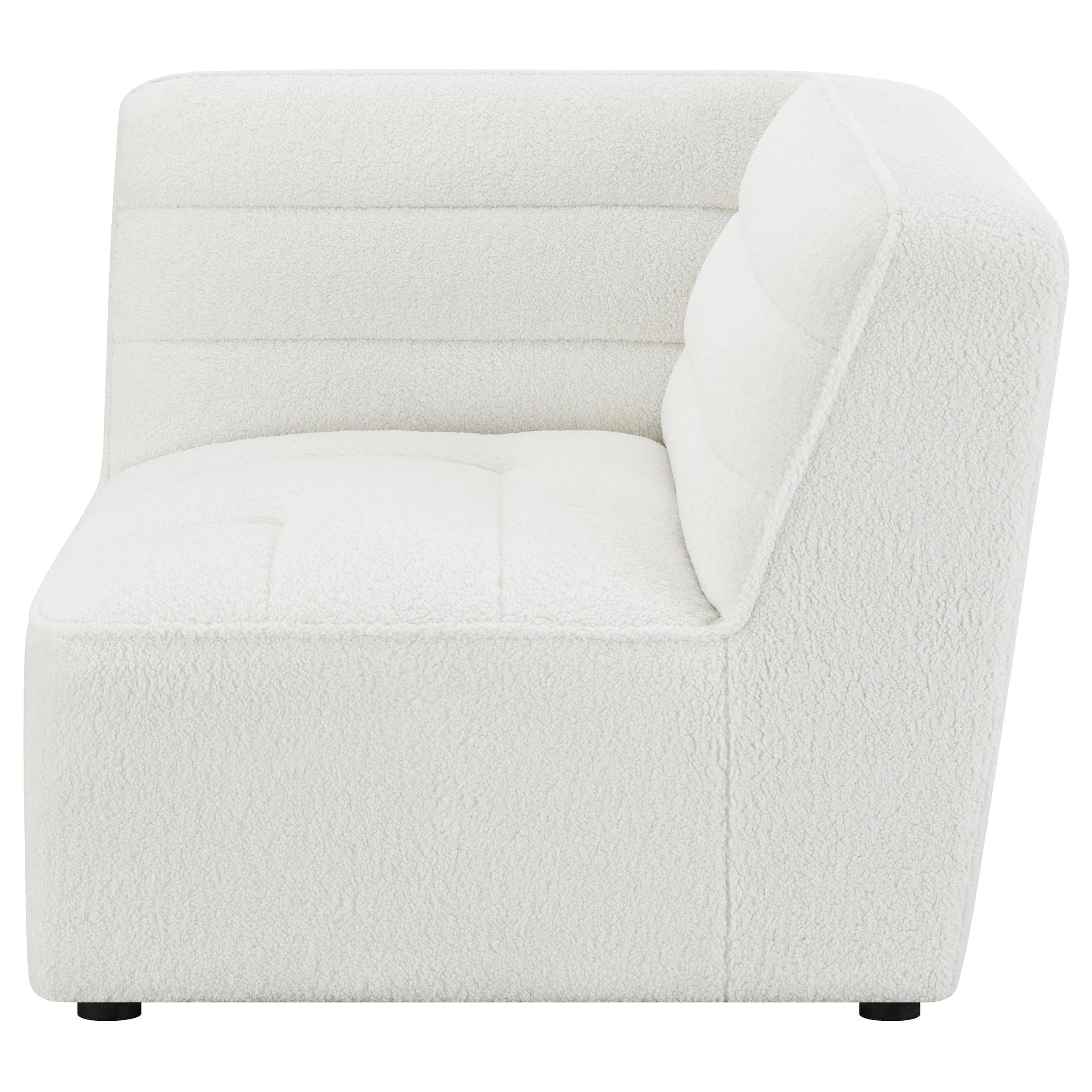  Coaster Furniture Sunny 551622 Upholstered Corner Chair - Natural IMAGE 6
