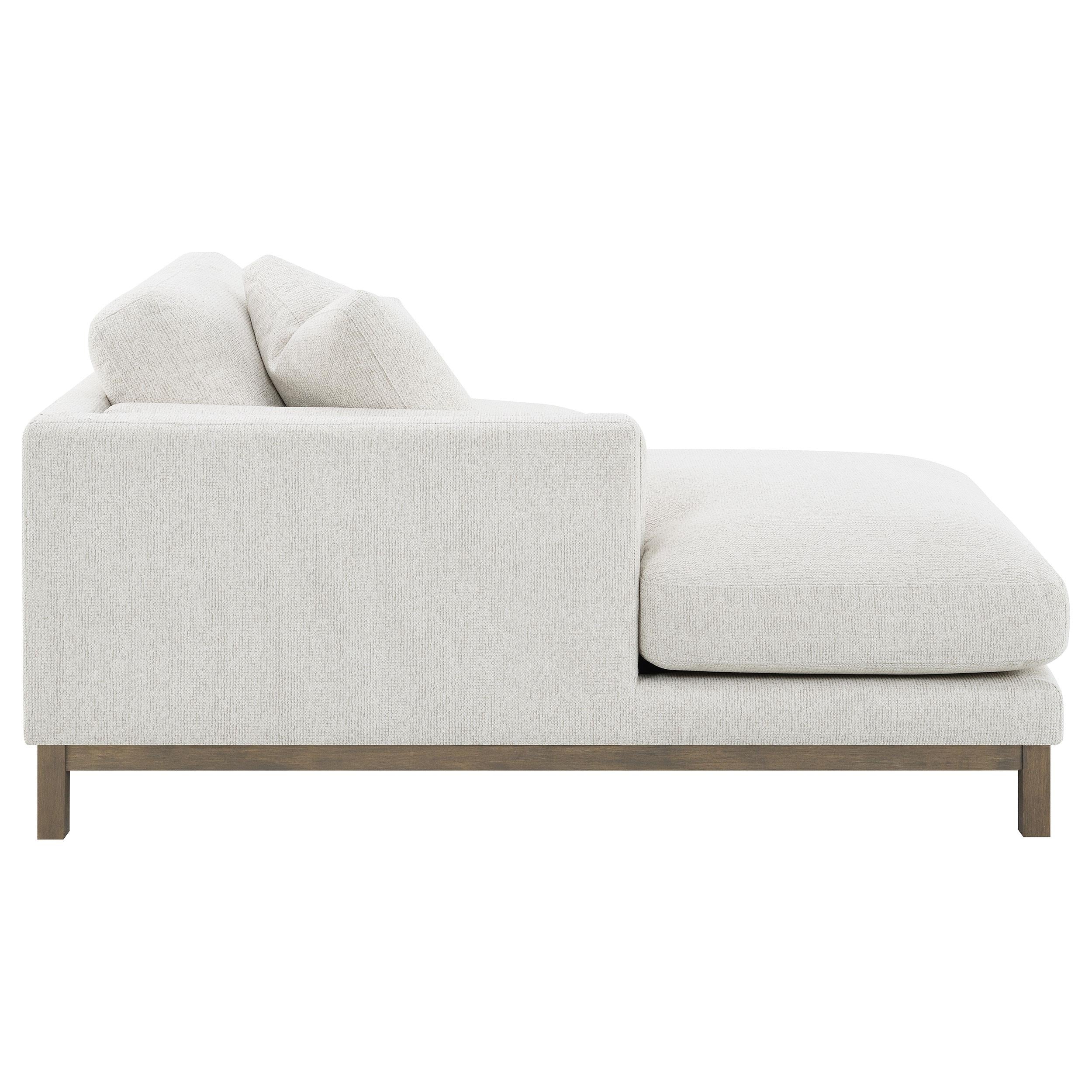  Coaster Furniture Geneva 551777 Boucle Upholstered Sectional Chaise Sofa - Sand IMAGE 10