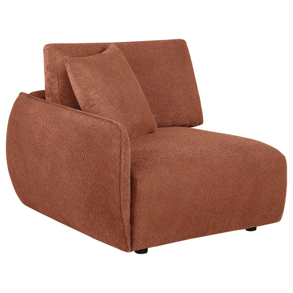 Coaster Furniture Elysia 551894LAF Chenille Upholstered Modular LAF Chair - Coral