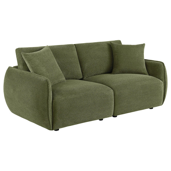 Coaster Furniture Elysia 551895-LOVE Chenille Upholstered Modular Lounge Loveseat - Green