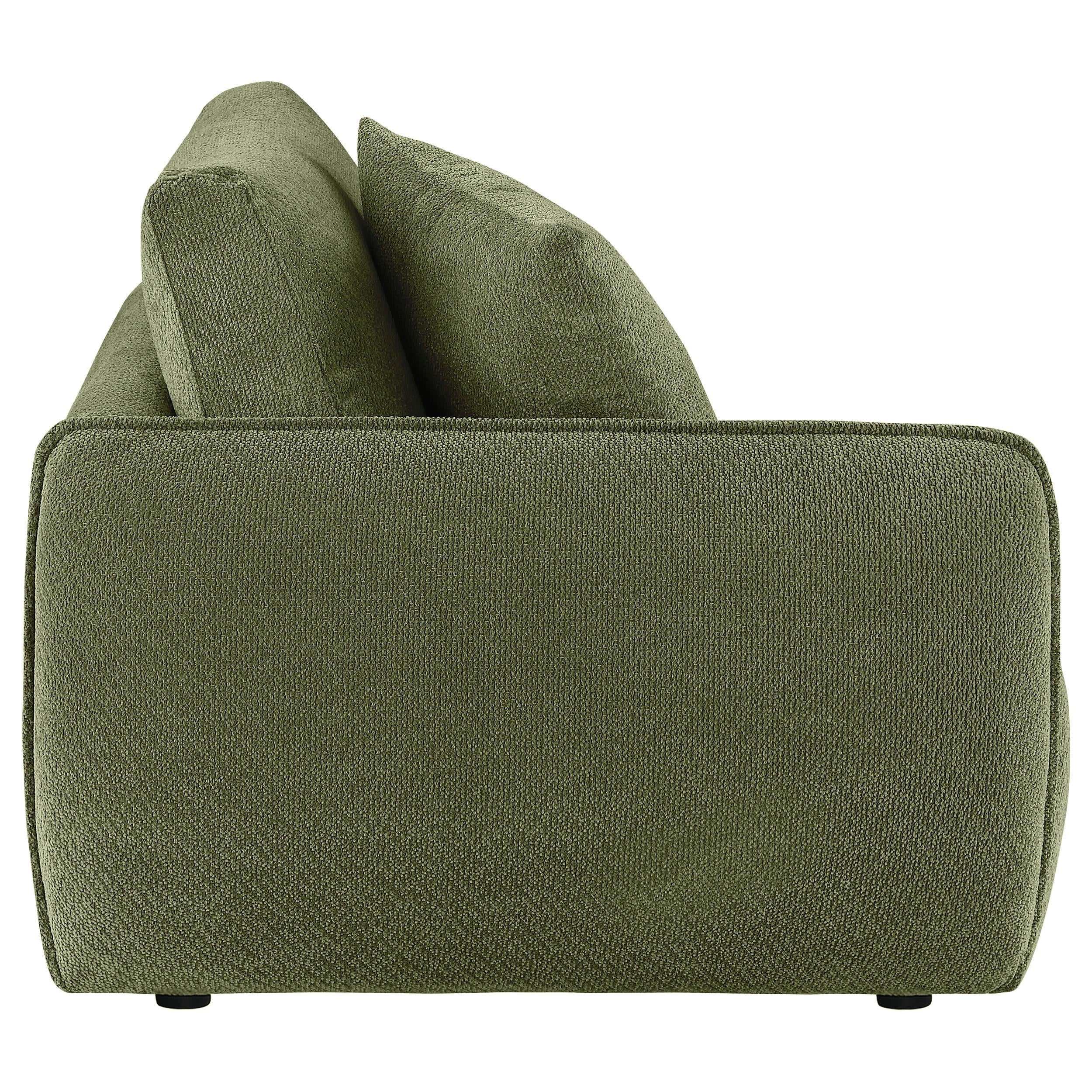  Coaster Furniture Elysia 551898LAF Chenille Upholstered Modular LAF Chair - Green IMAGE 2