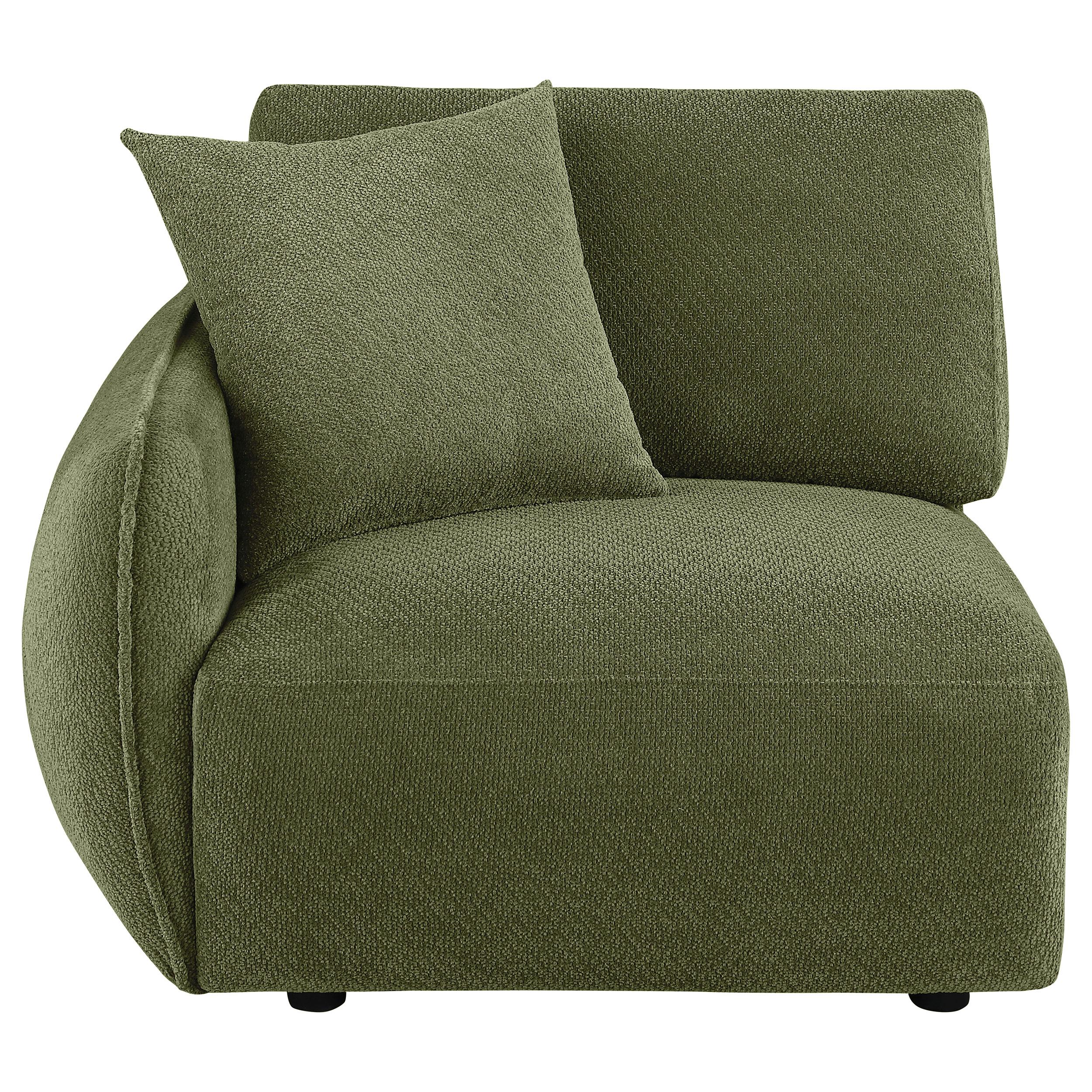  Coaster Furniture Elysia 551898LAF Chenille Upholstered Modular LAF Chair - Green IMAGE 7