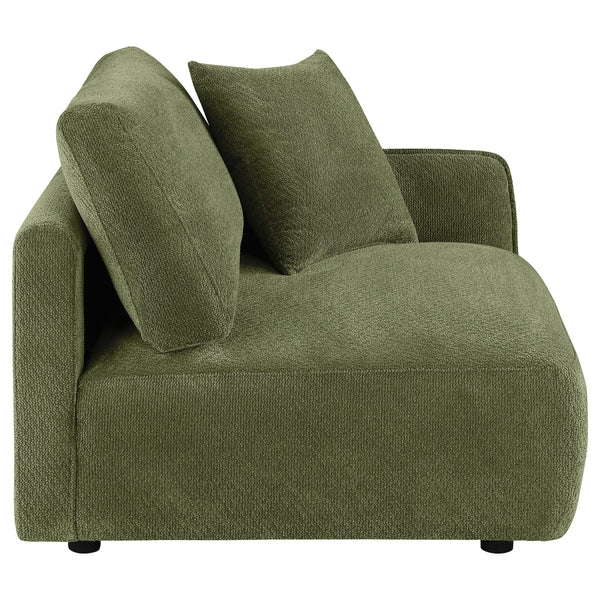 Coaster Furniture Elysia 551898RAF Chenille Upholstered Modular RAF Chair - Green