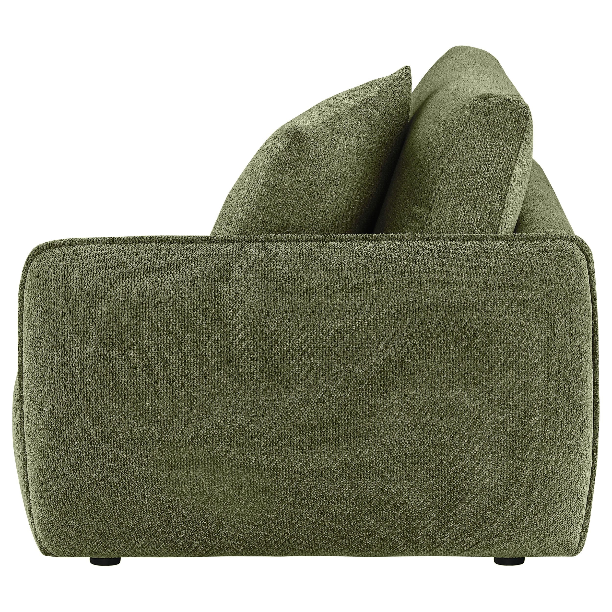  Coaster Furniture Elysia 551898RAF Chenille Upholstered Modular RAF Chair - Green IMAGE 2