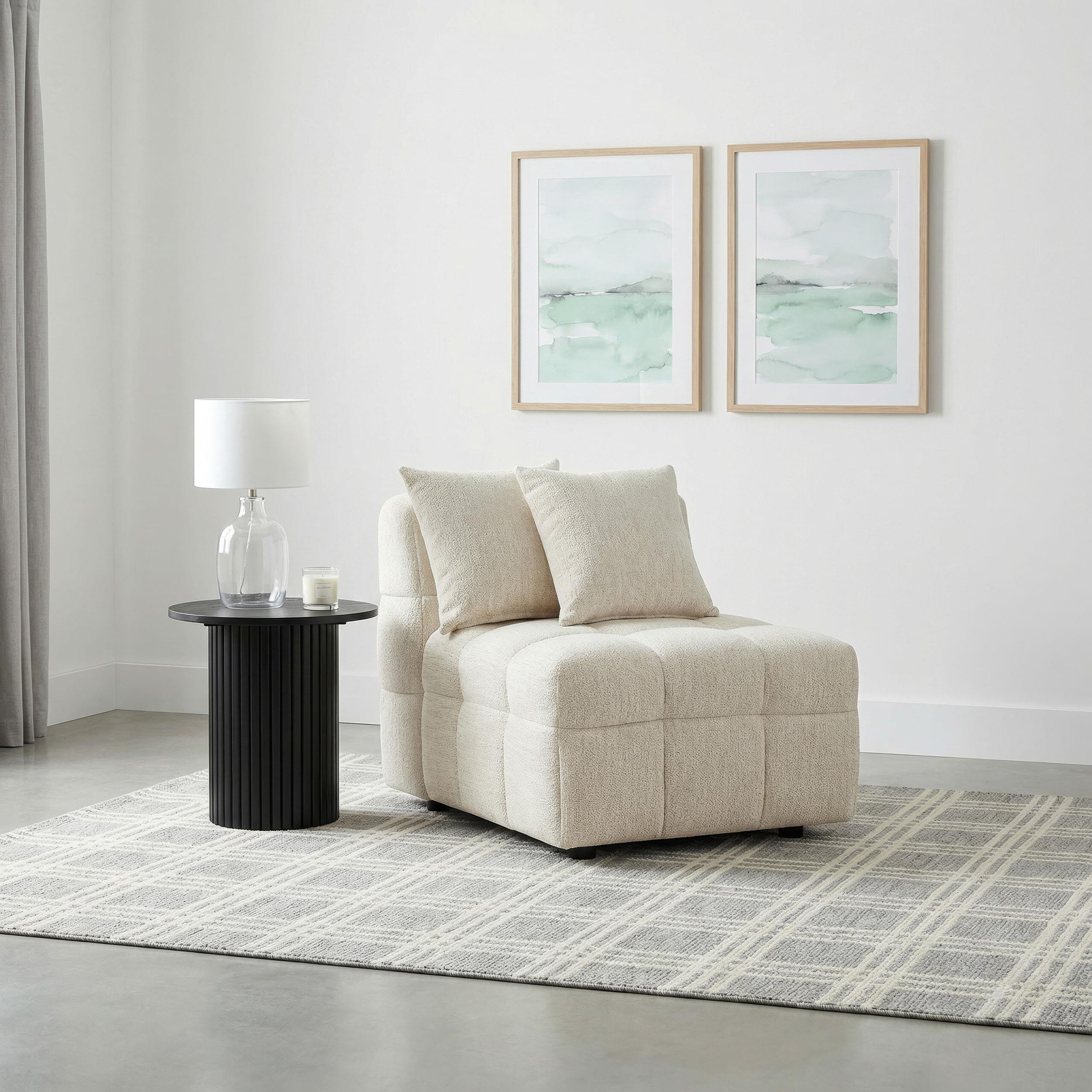  Coaster Furniture Amara 551911 Upholstered Armless Chair IMAGE 4