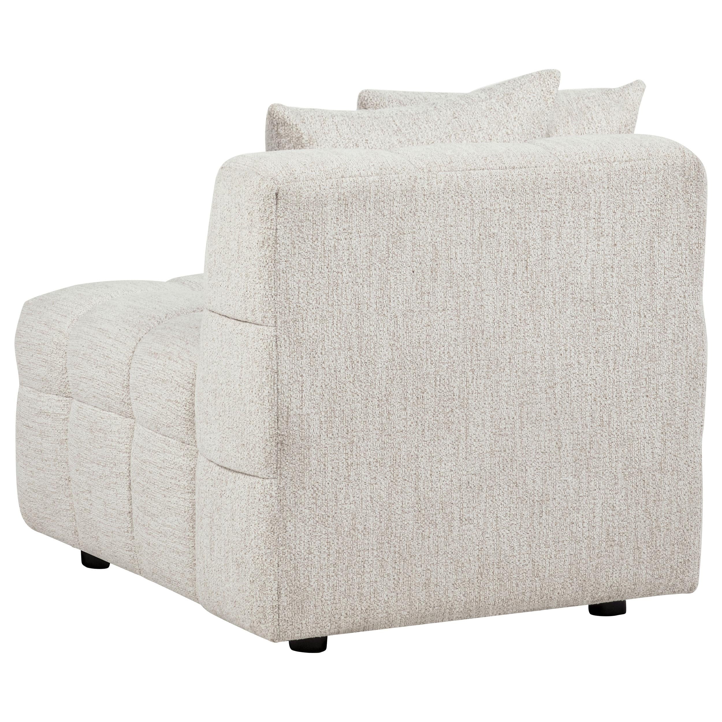  Coaster Furniture Amara 551911 Upholstered Armless Chair IMAGE 7