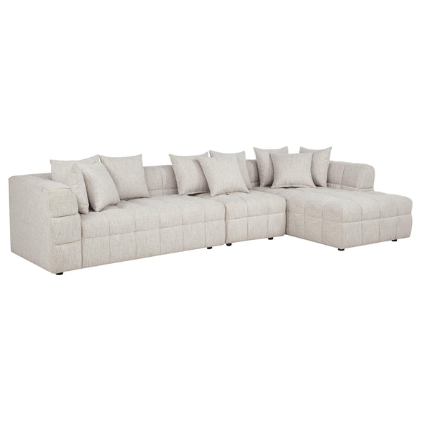 Coaster Furniture Amara 551911-SETA 3-Piece Upholstered Sectional Sofa