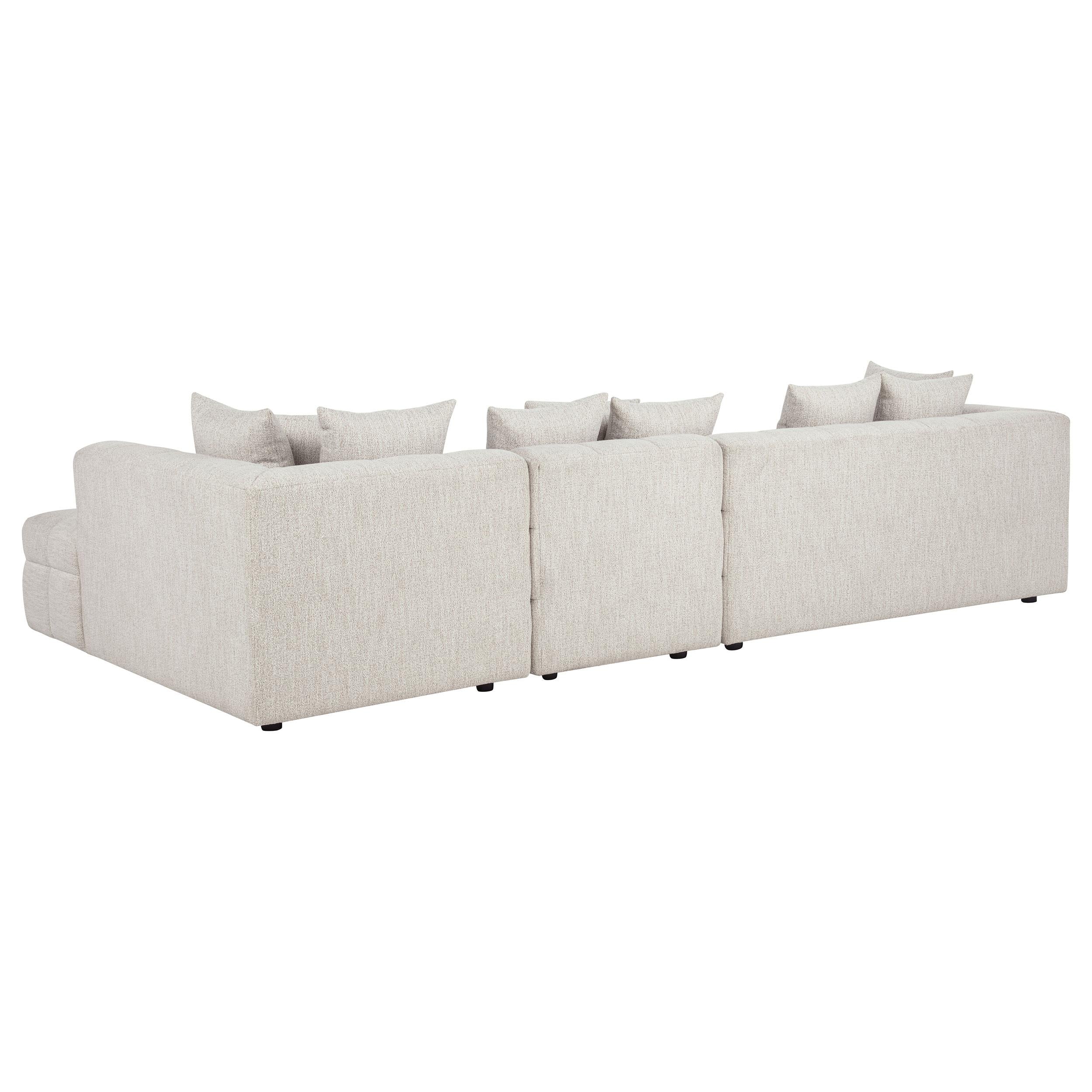  Coaster Furniture Amara 551911-SETA 3-Piece Upholstered Sectional Sofa IMAGE 2