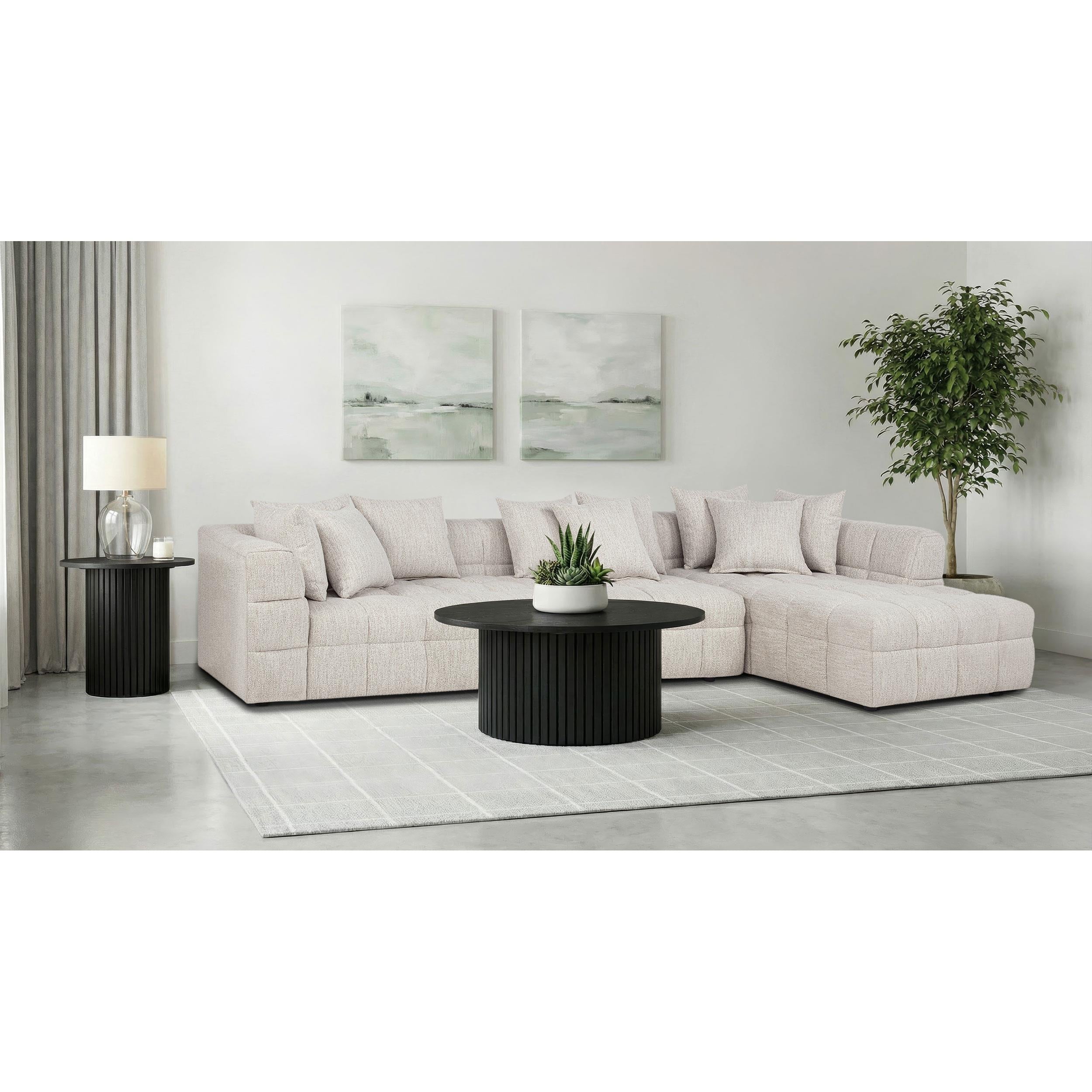  Coaster Furniture Amara 551911-SETA 3-Piece Upholstered Sectional Sofa IMAGE 4