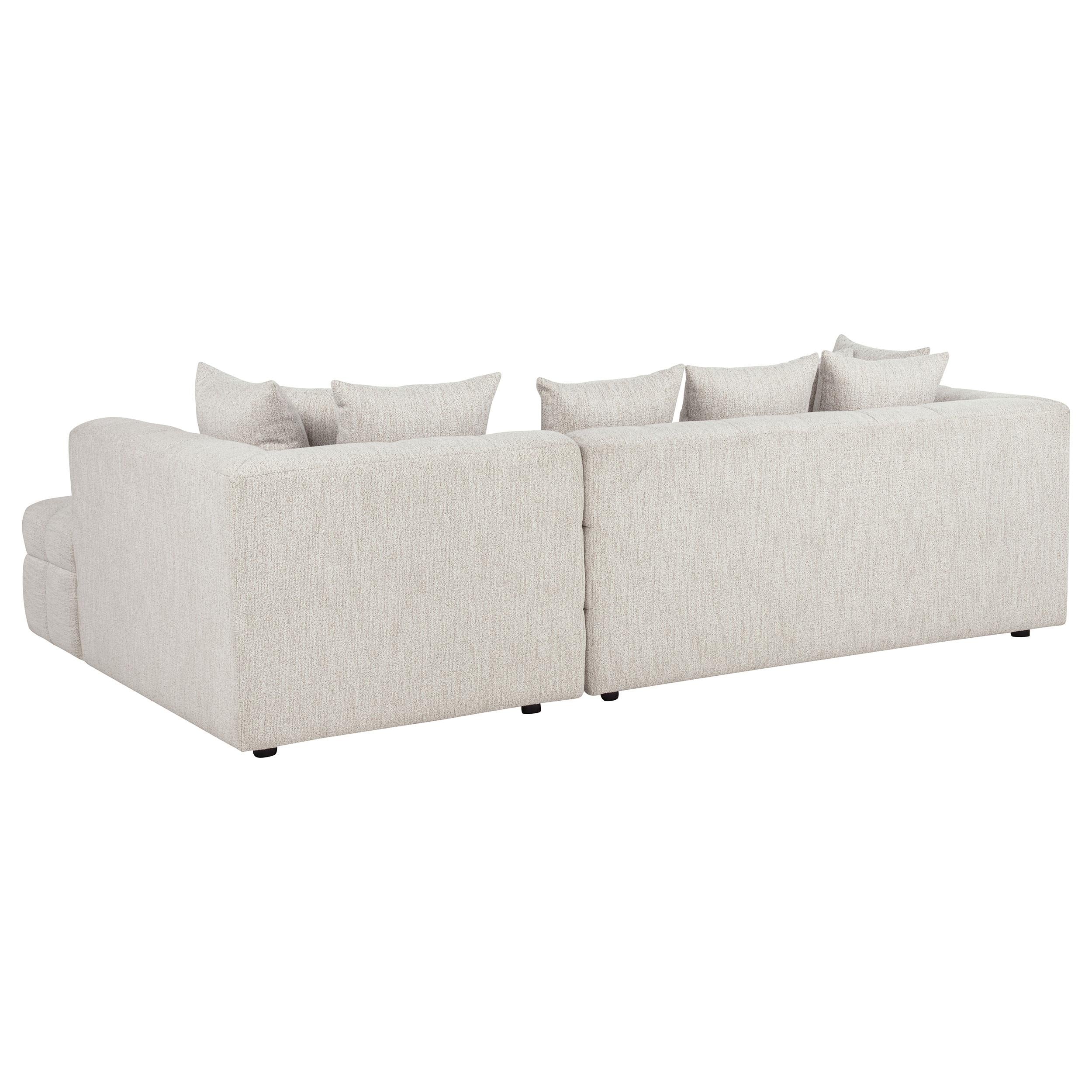  Coaster Furniture Amara 551911-SETB 2-Piece Upholstered Sectional Sofa IMAGE 4