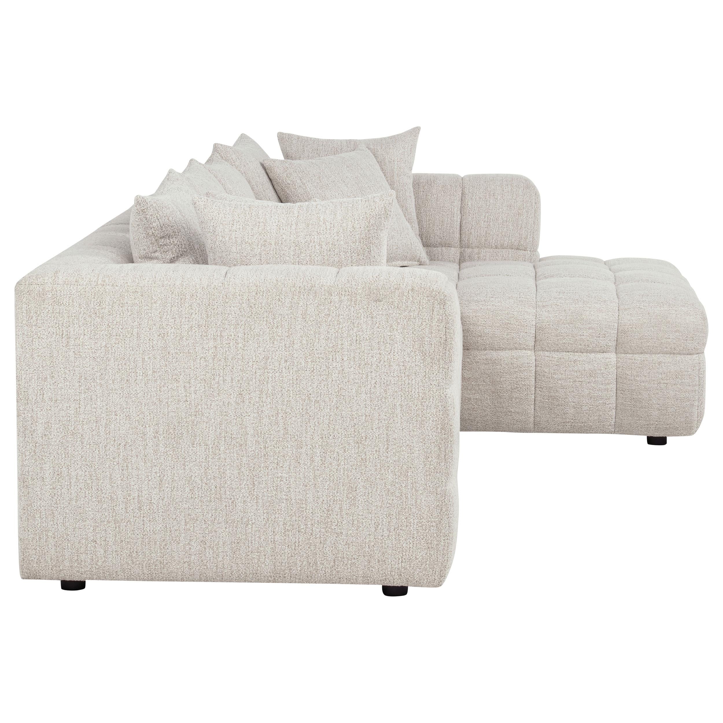  Coaster Furniture Amara 551911-SETB 2-Piece Upholstered Sectional Sofa IMAGE 5