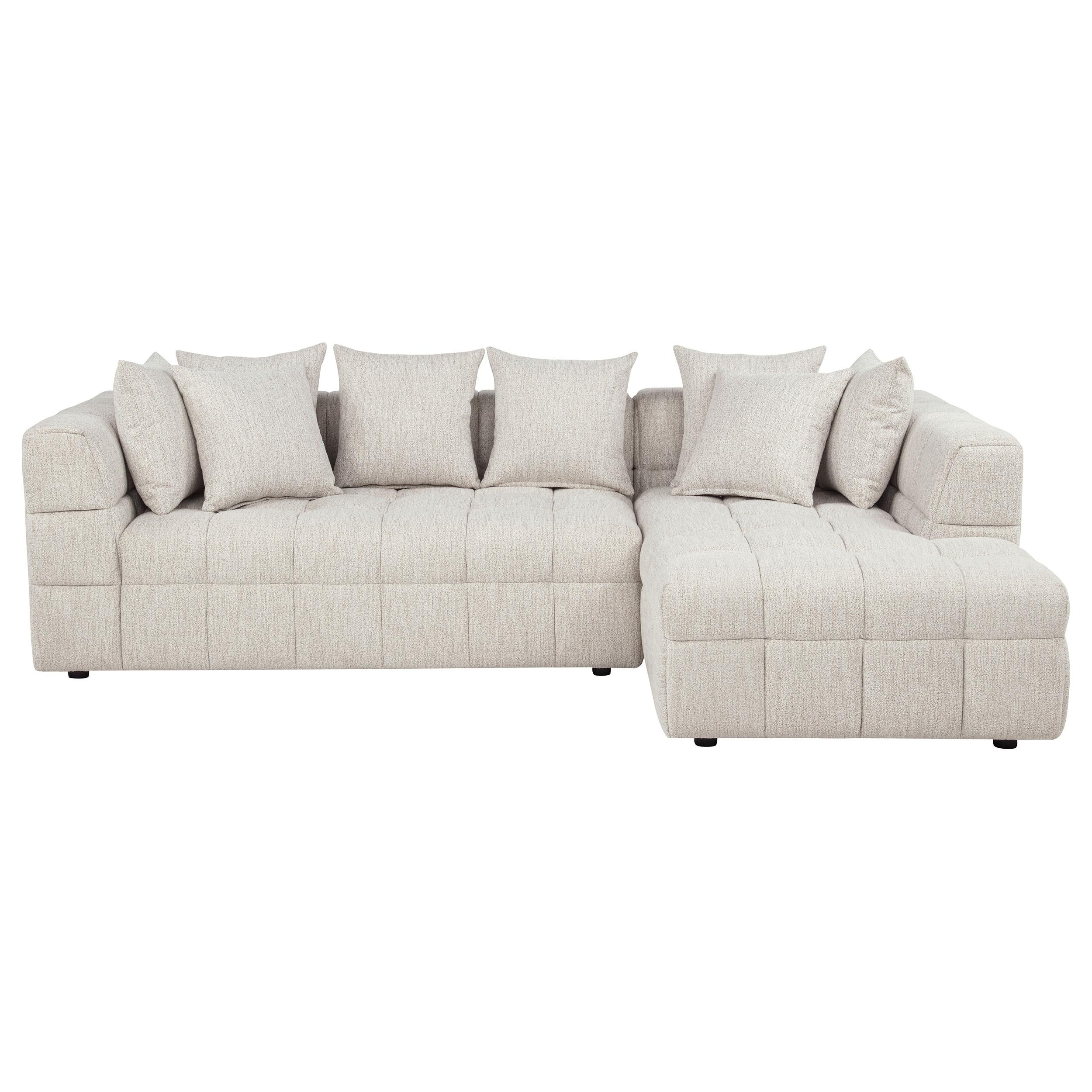  Coaster Furniture Amara 551911-SETB 2-Piece Upholstered Sectional Sofa IMAGE 7