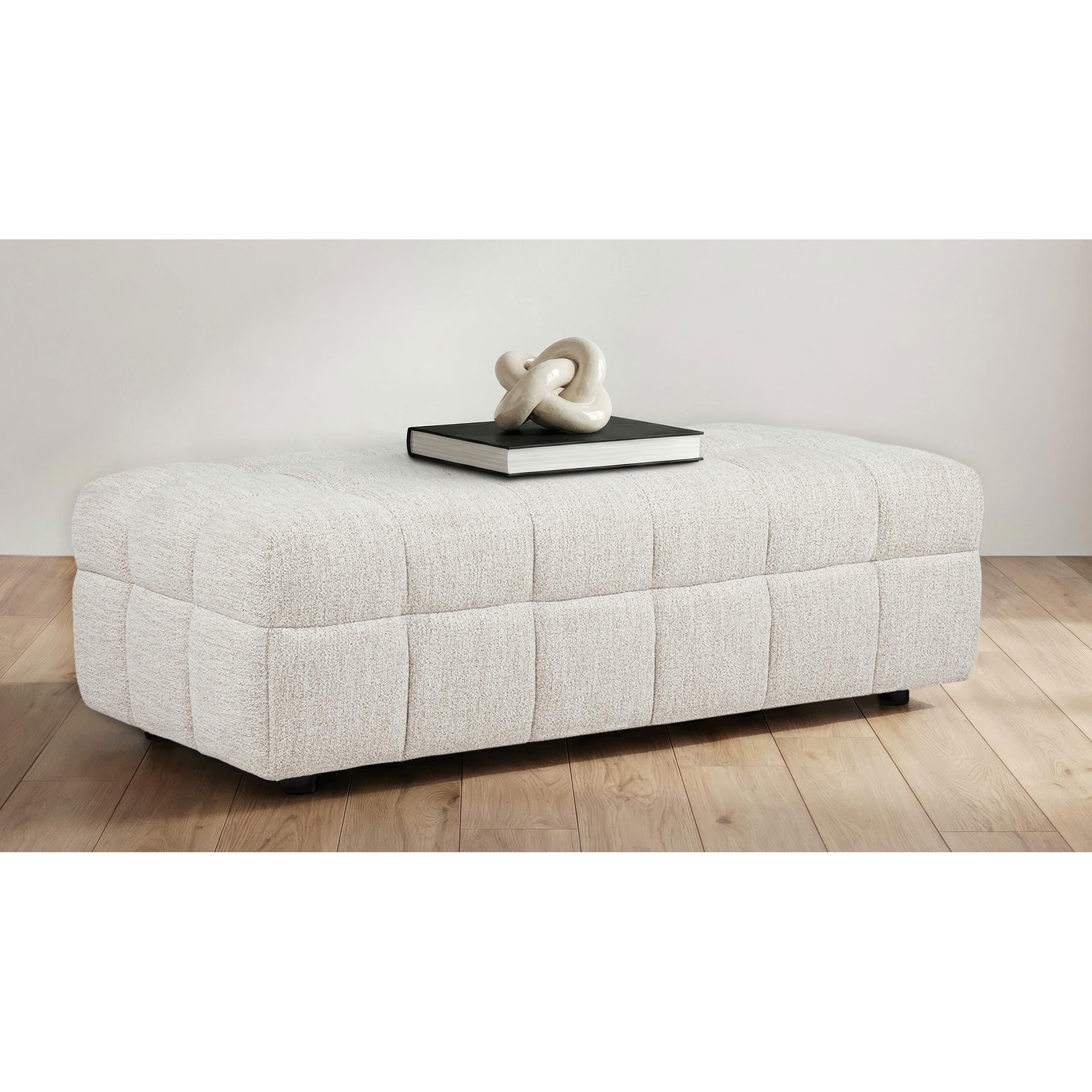  Coaster Furniture Amara 551913 Upholstered Ottoman IMAGE 4
