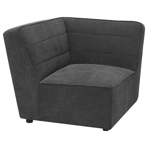 Coaster Furniture Sunny 552082 Upholstered Corner Chair - Dark Charcoal