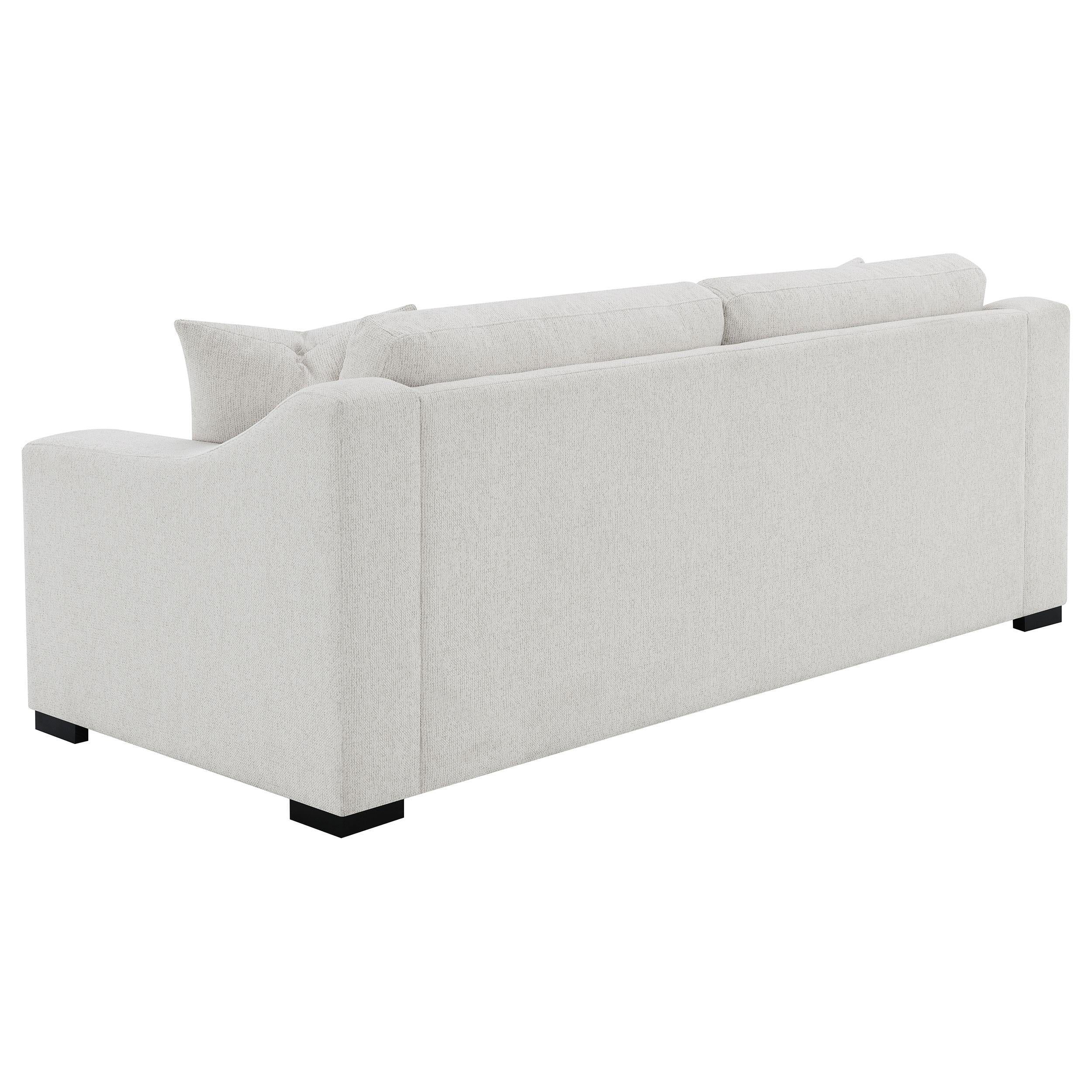  Coaster Furniture Ashlyn 552091 Fabric Upholstered Track Arm Sofa - Sand IMAGE 4