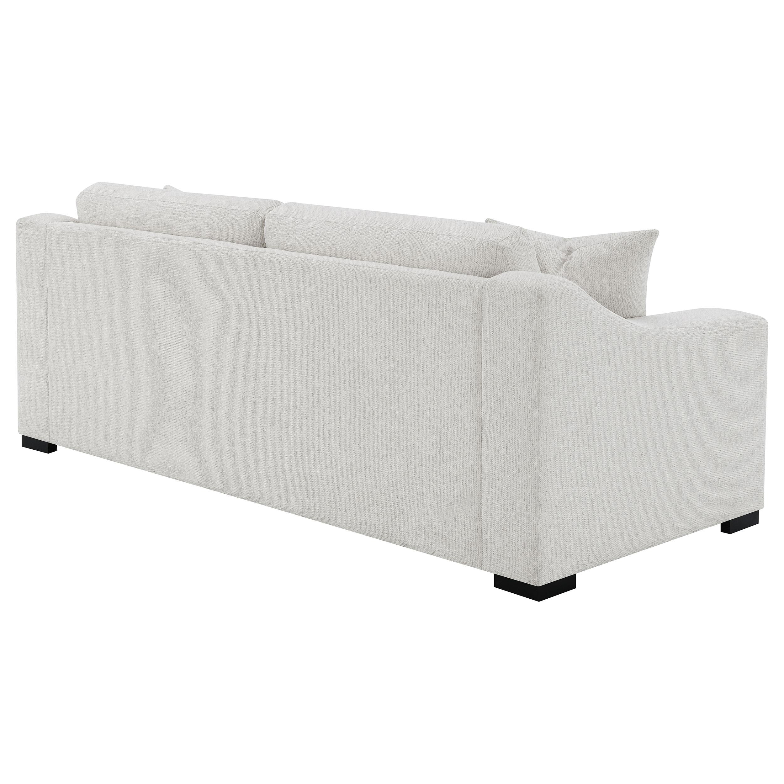 Coaster Furniture Ashlyn 552091 Fabric Upholstered Track Arm Sofa - Sand IMAGE 7