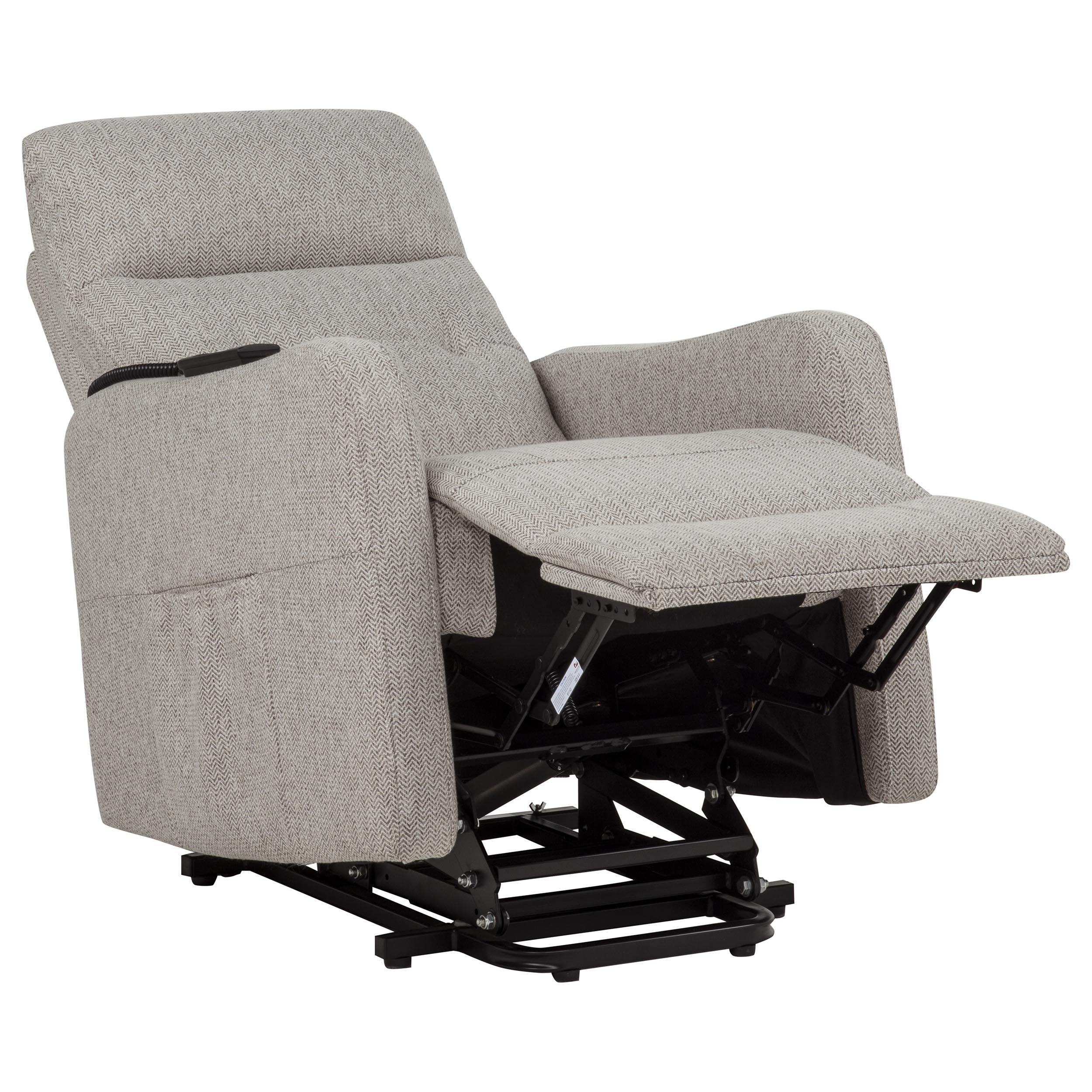  Coaster Furniture Dayes 600131P Upholstered Power Lift Recliner Chair - Taupe IMAGE 16